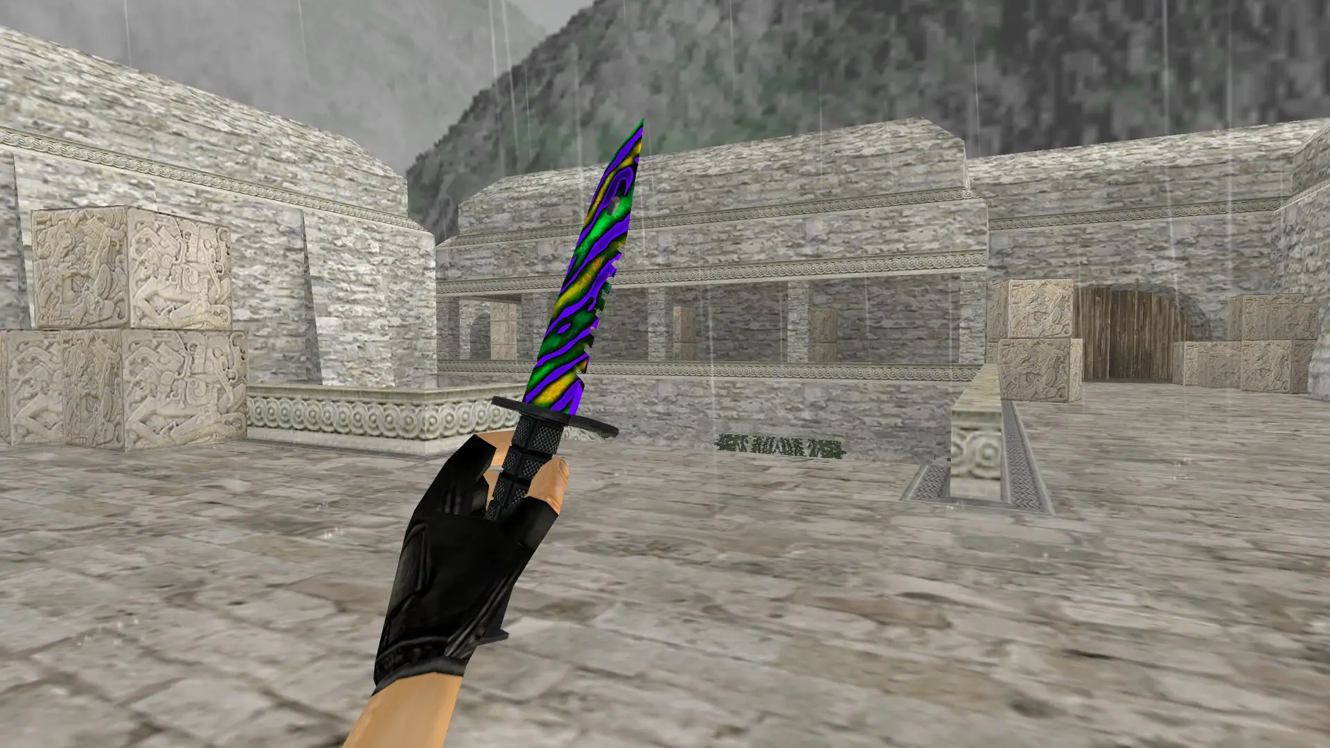 M9 Bayonet | Lionfish — de_aztec (first person)