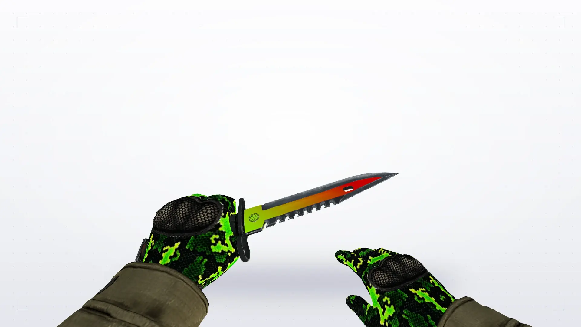 M9 Bayonet | Neon Light — first person