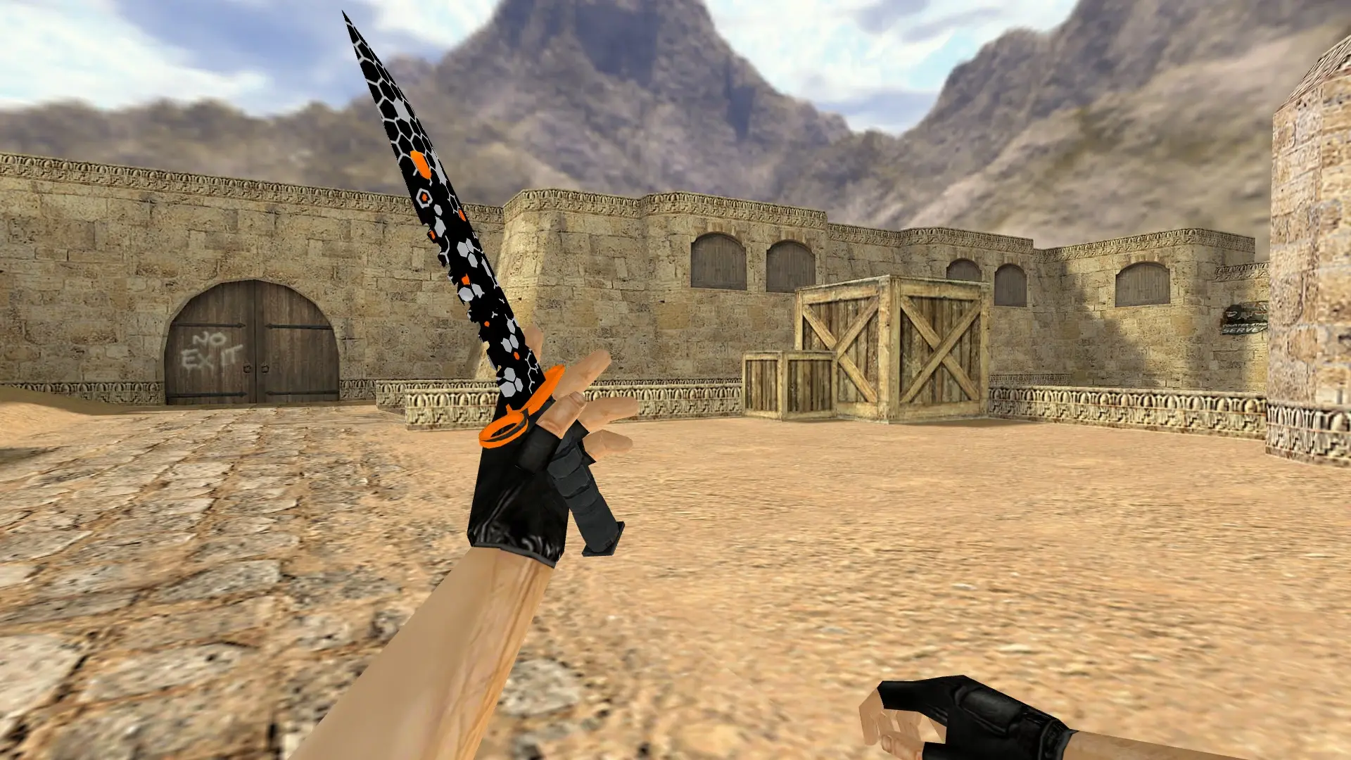 M9 Bayonet | Next Technology — de_dust2 (first person)