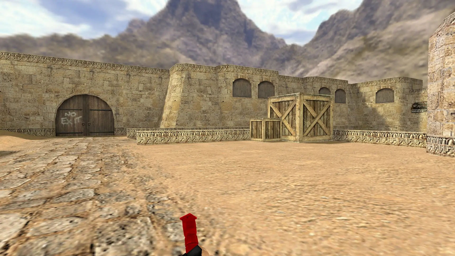 M9 Bayonet | Nitro — de_dust2 (first person)