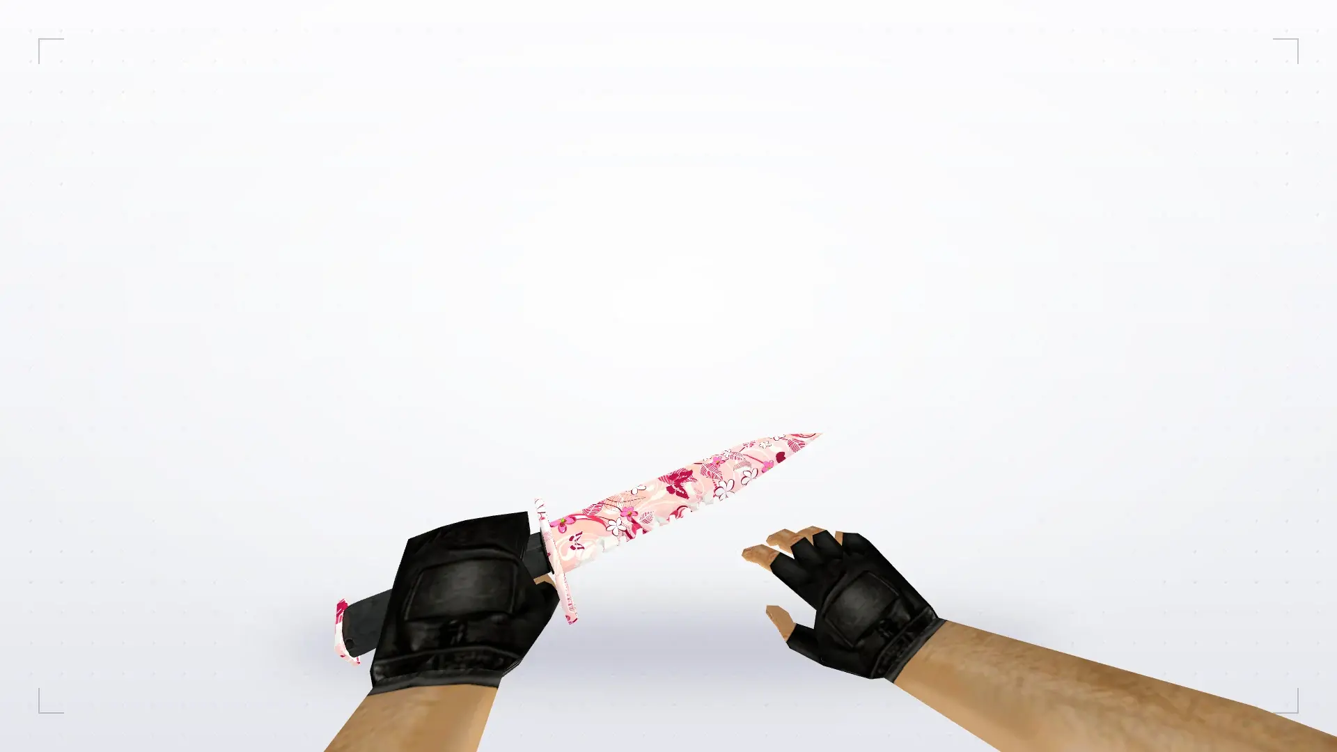 M9 Bayonet | Pink Flowers — first person