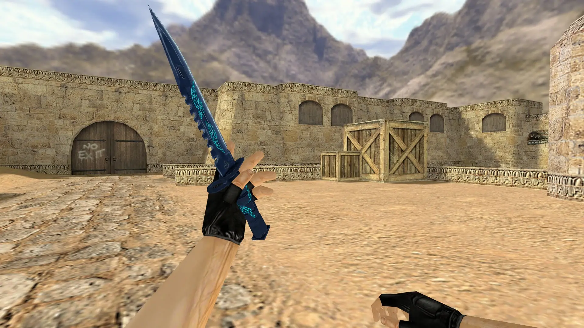 M9 Bayonet | Tigerstrike — de_dust2 (first person)