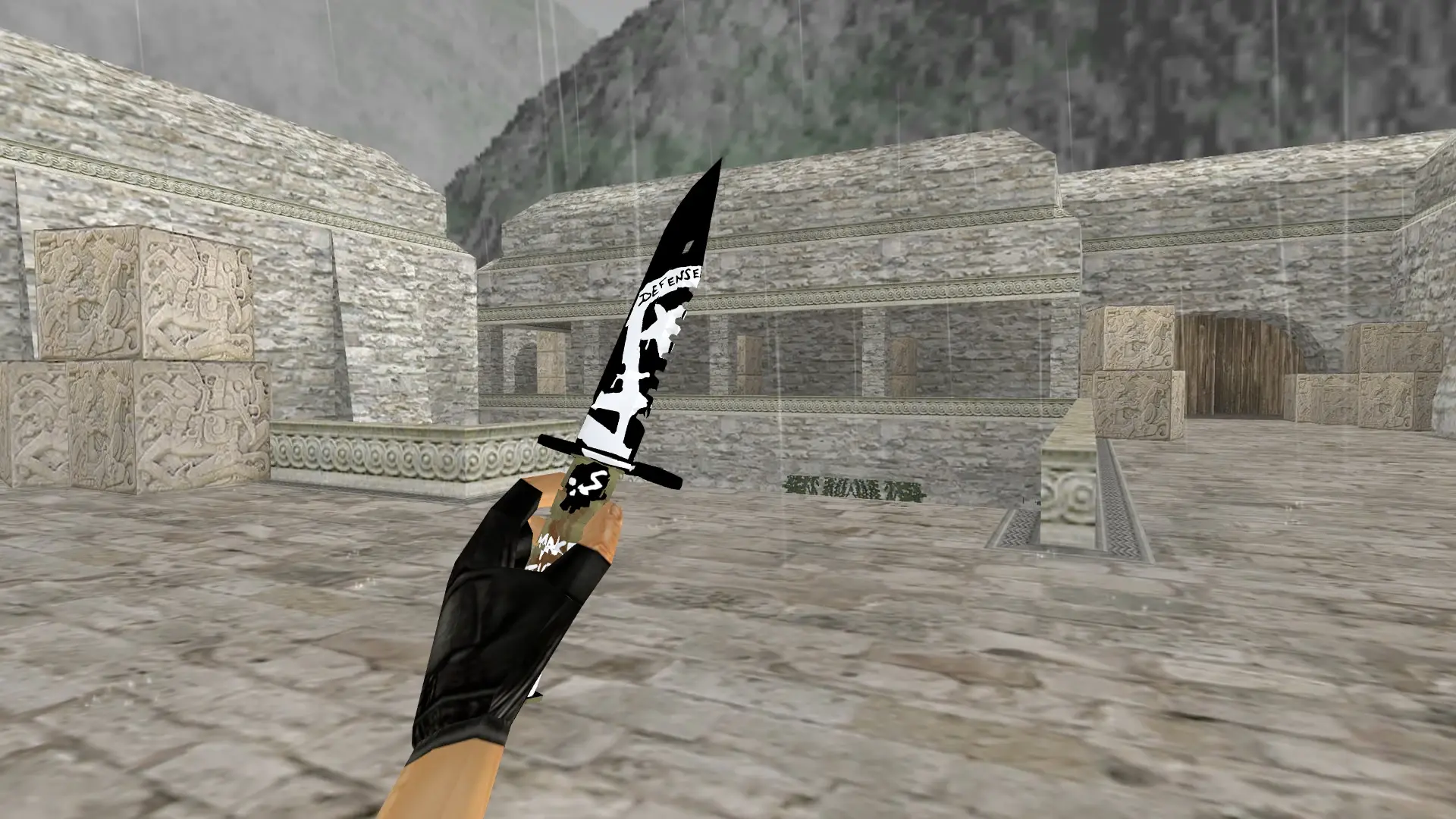 M9 Bayonet | Wasteland Rebel — de_aztec (first person)