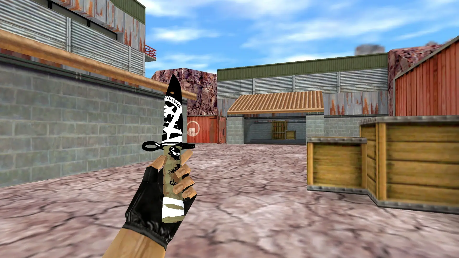 M9 Bayonet | Wasteland Rebel — de_nuke (first person)