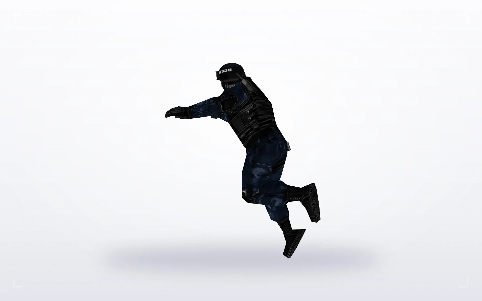 Soldiers in Blue Camo — urban