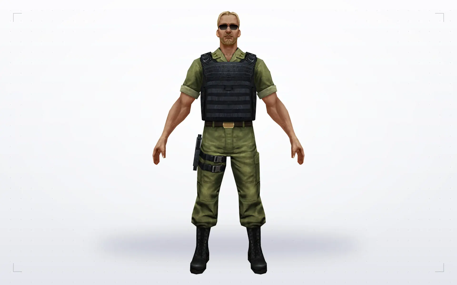 Blond Man — front