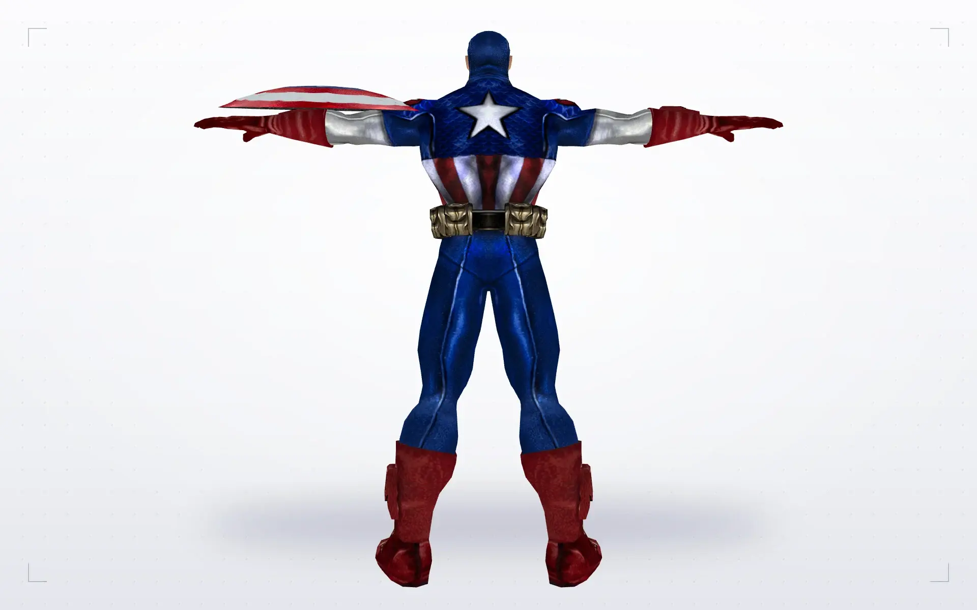 Captain America — back