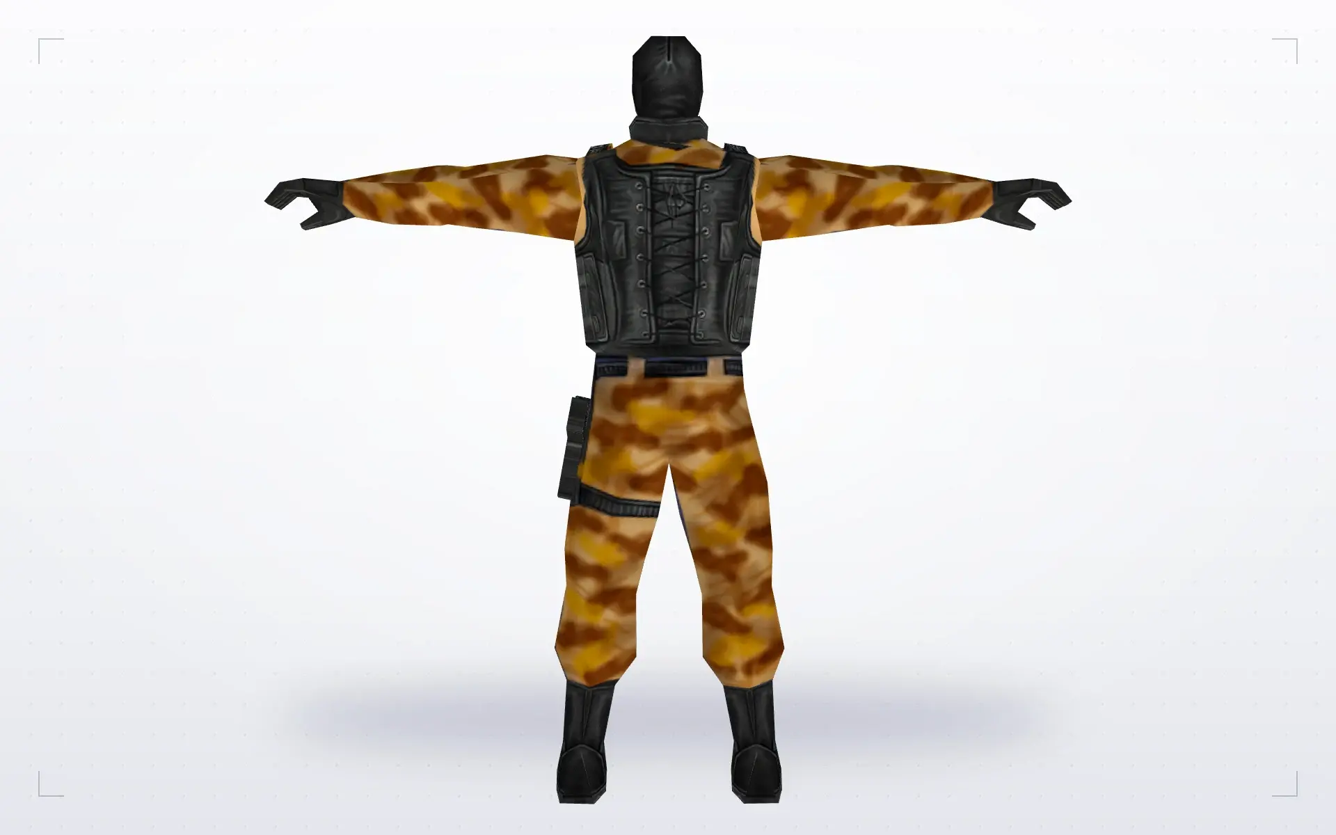 Special Forces in Desert Camo — back