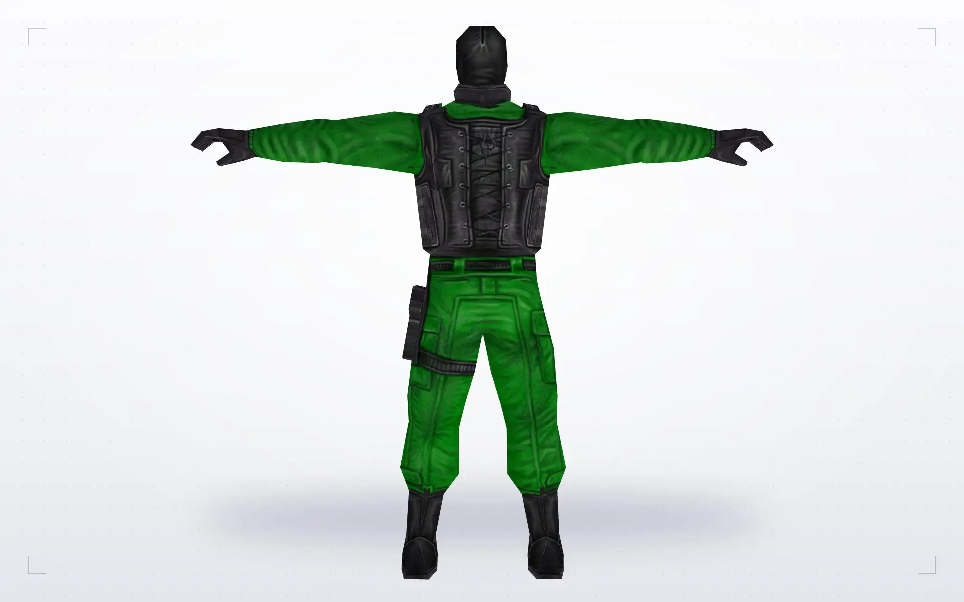 Green GIGN — back