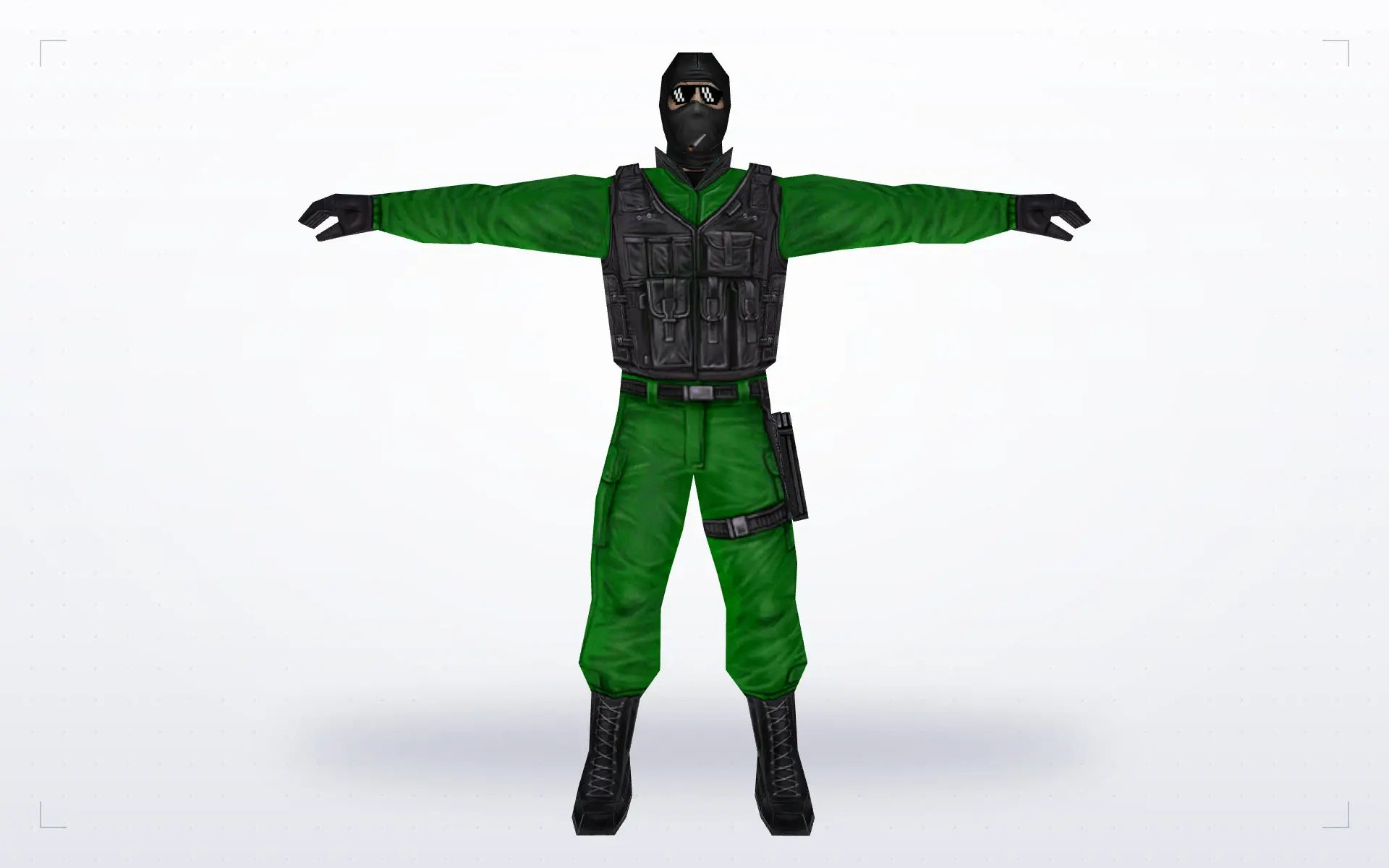 Green GIGN — front