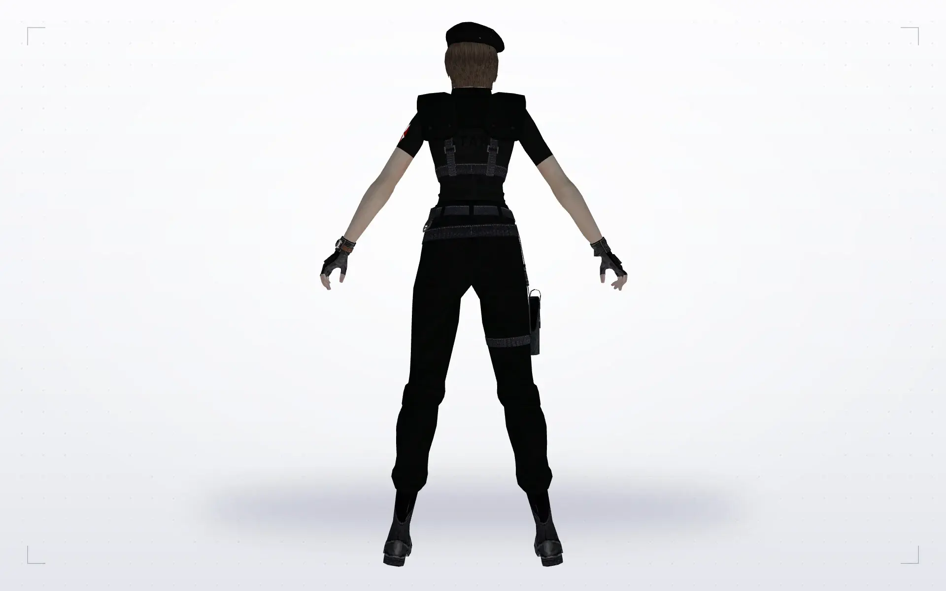 Jill Valentine — back