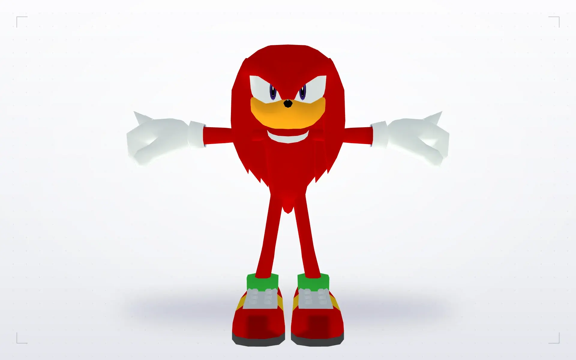 Knuckles the Echidna — front