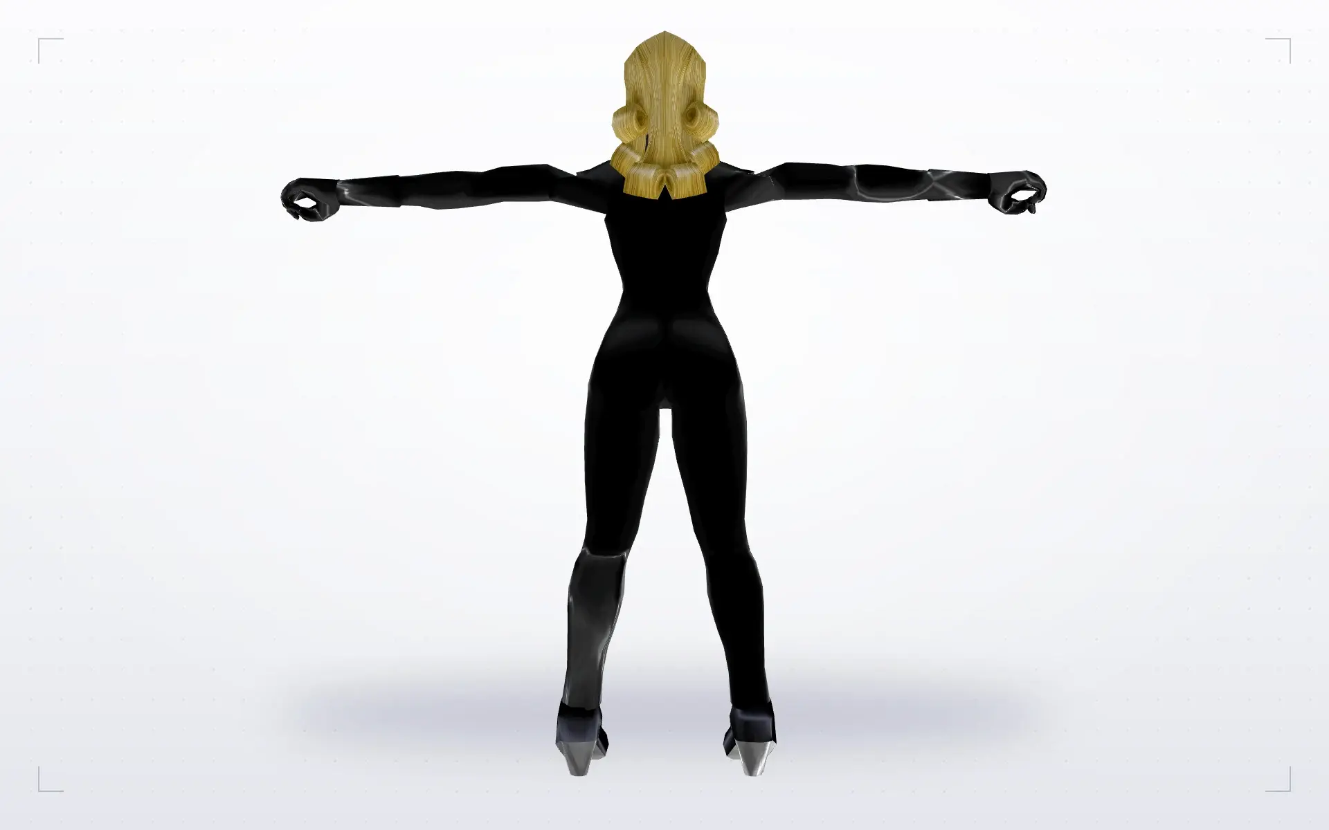 Girl in Latex — back