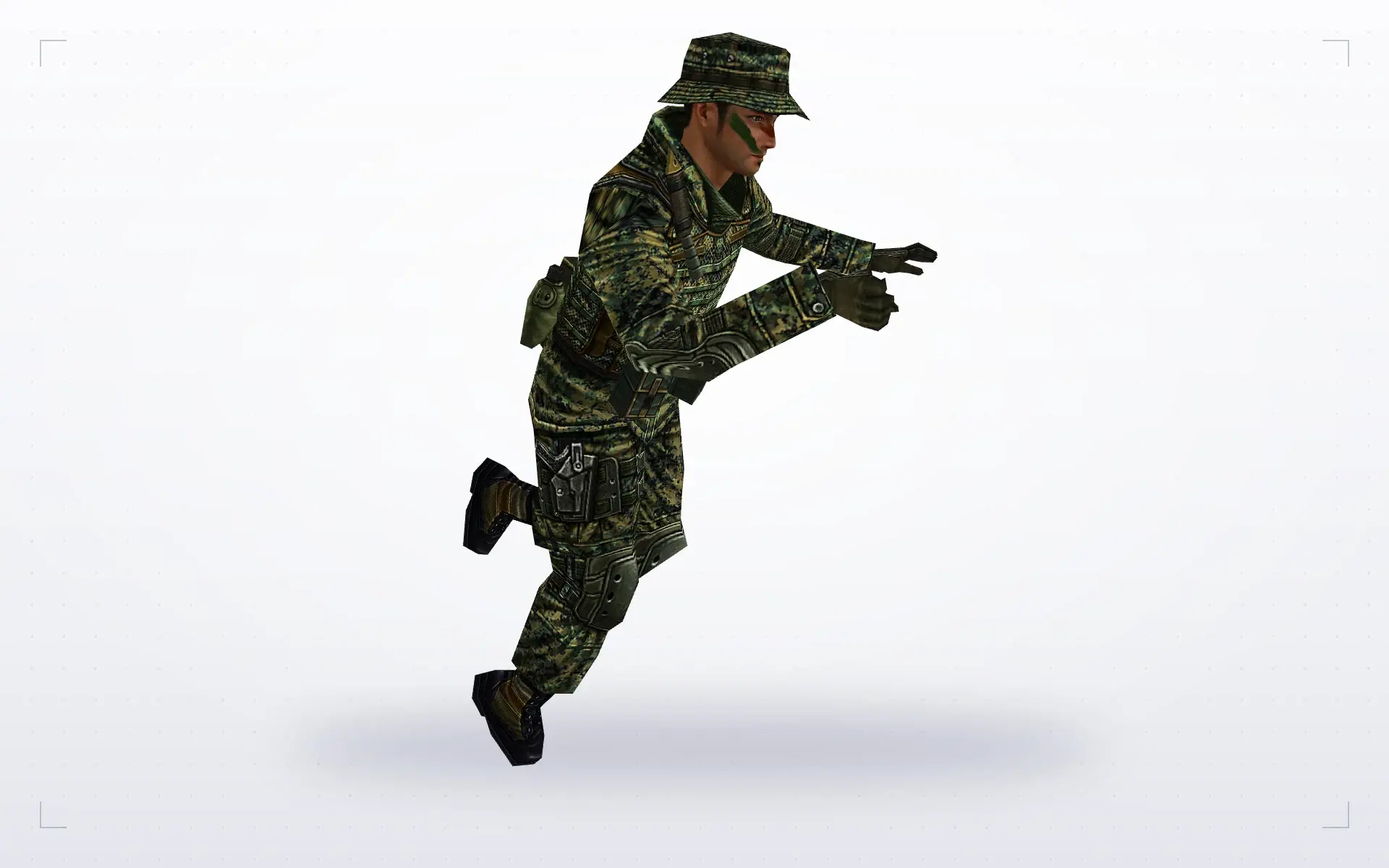 Soldier in a Camo Boonie Hat — preview 4