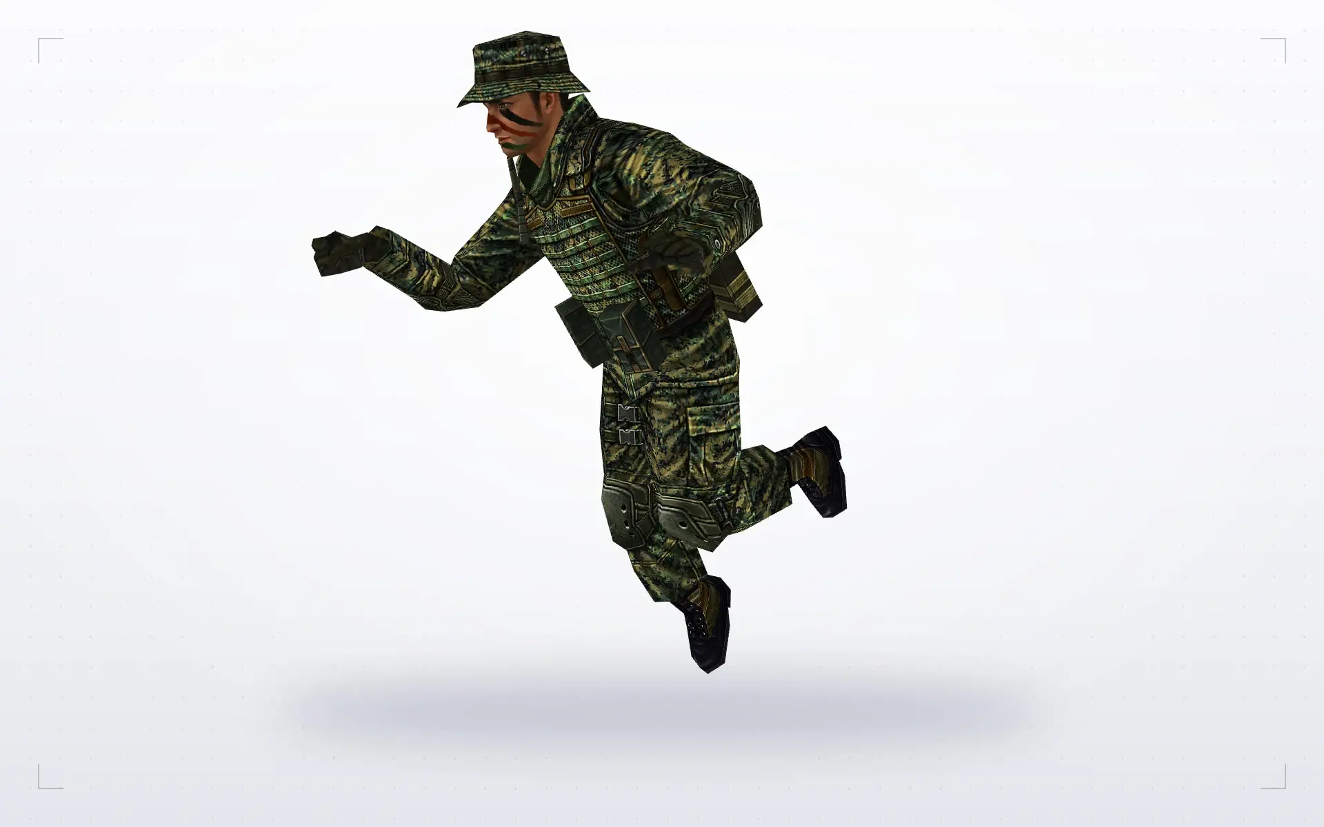 Soldier in a Camo Boonie Hat — preview 5