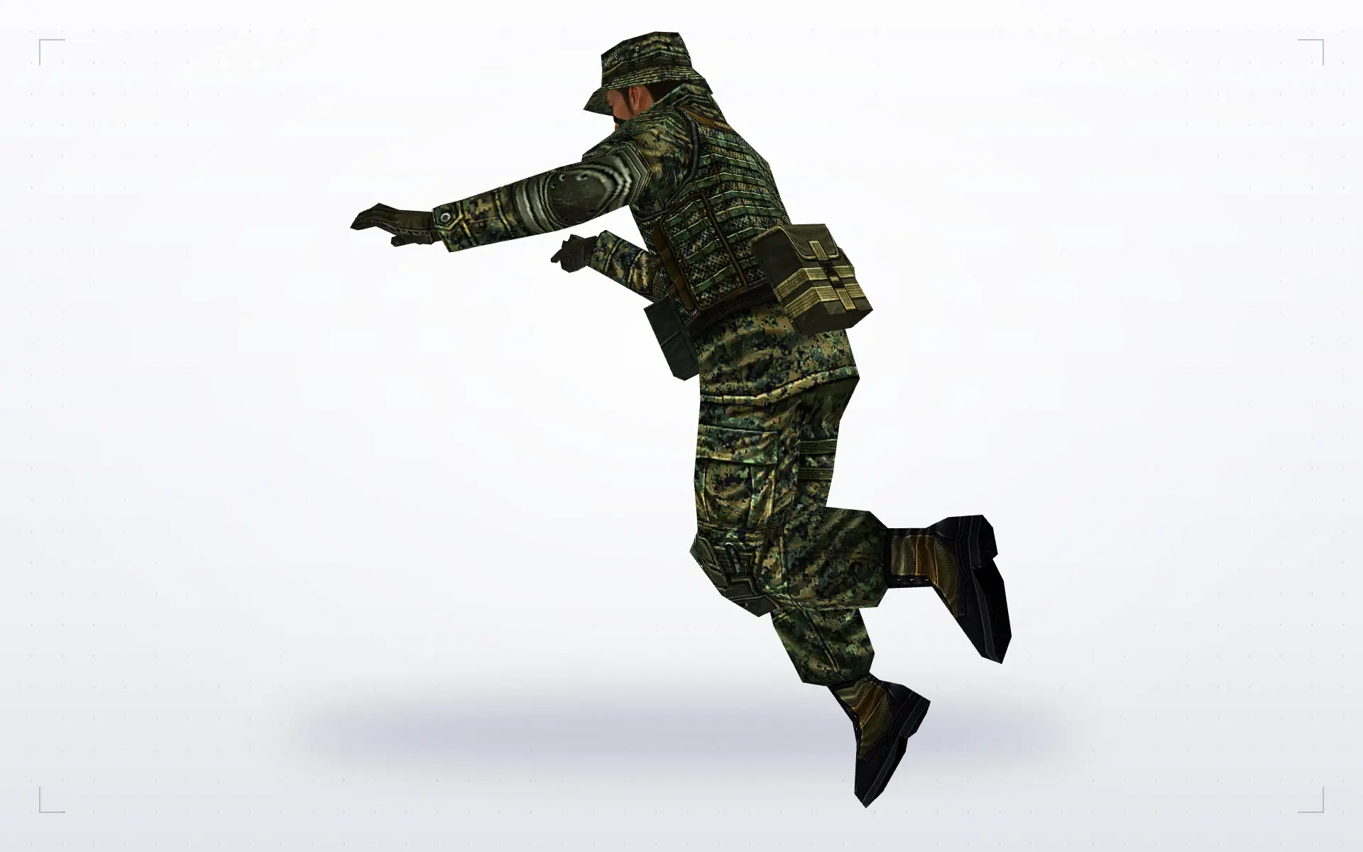 Soldier in a Camo Boonie Hat — preview 6