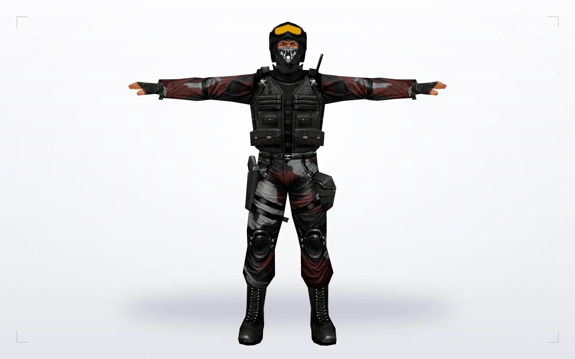 Red Camouflage — front