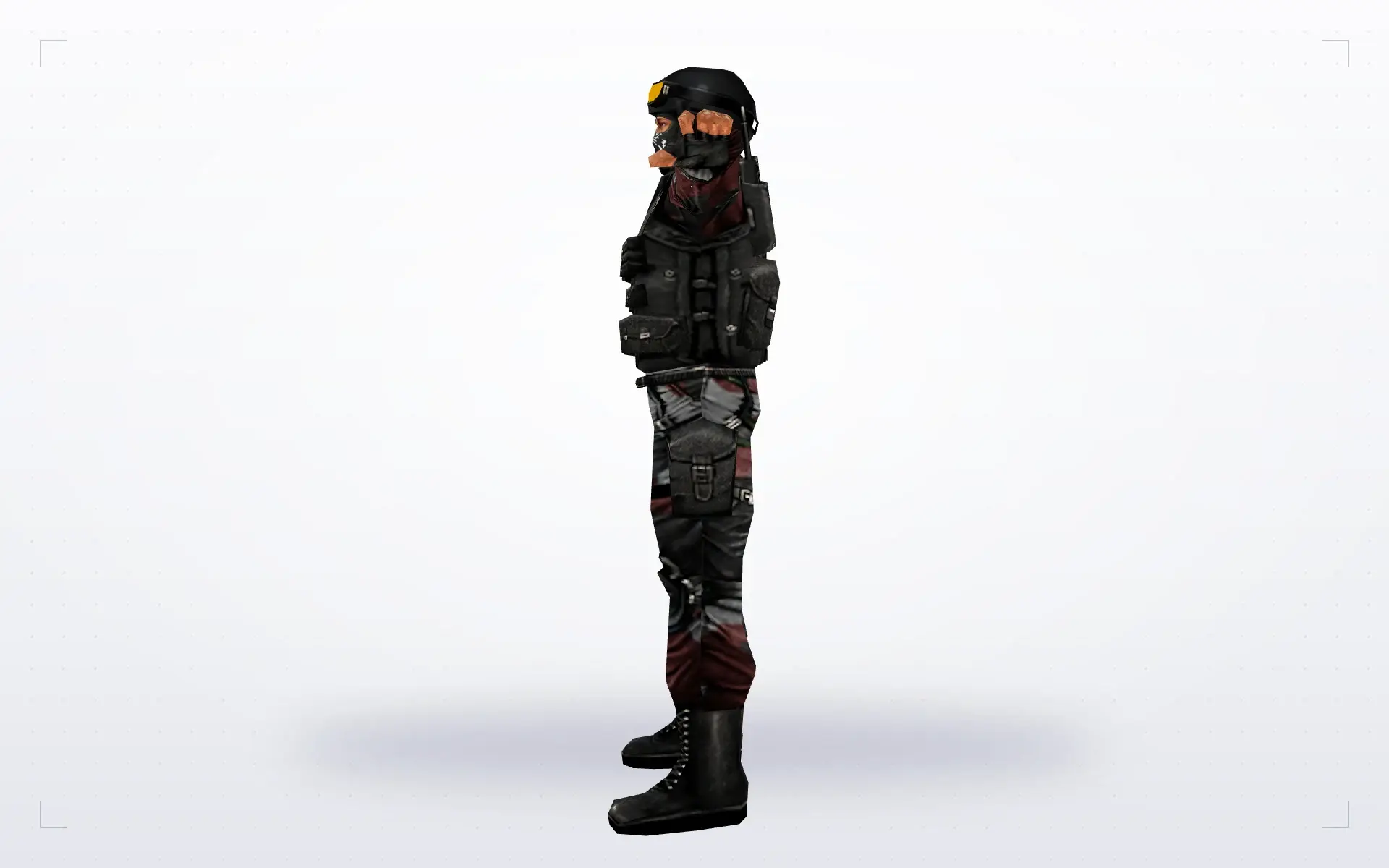 Red Camouflage — side