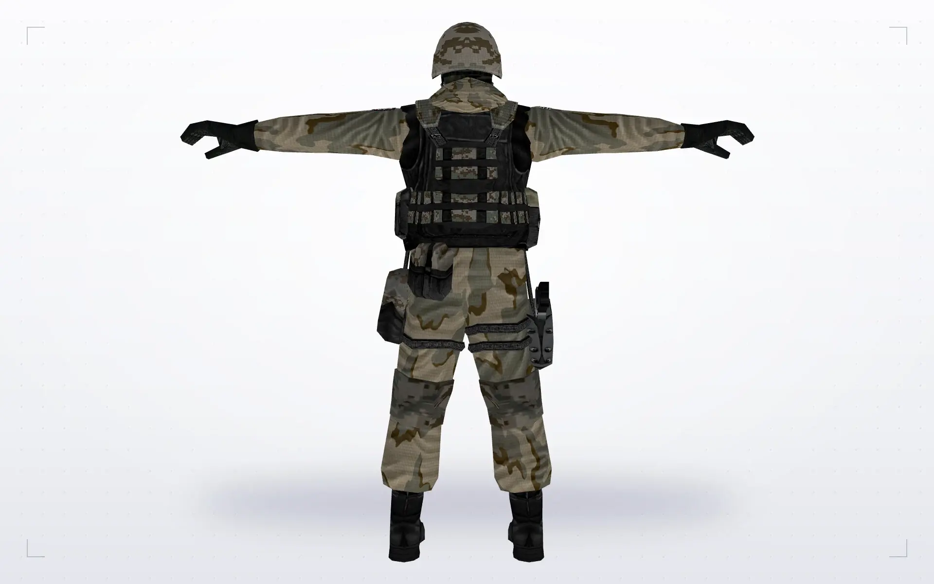 SAS Bright Spark — back