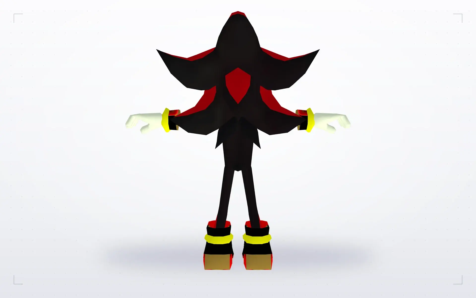 Shadow the Hedgehog — back
