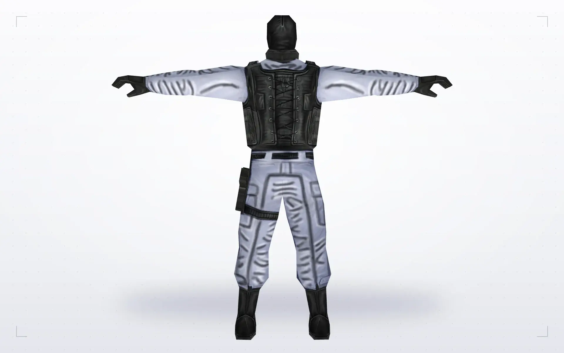 Counter-Terrorists in Winter Camouflage — back