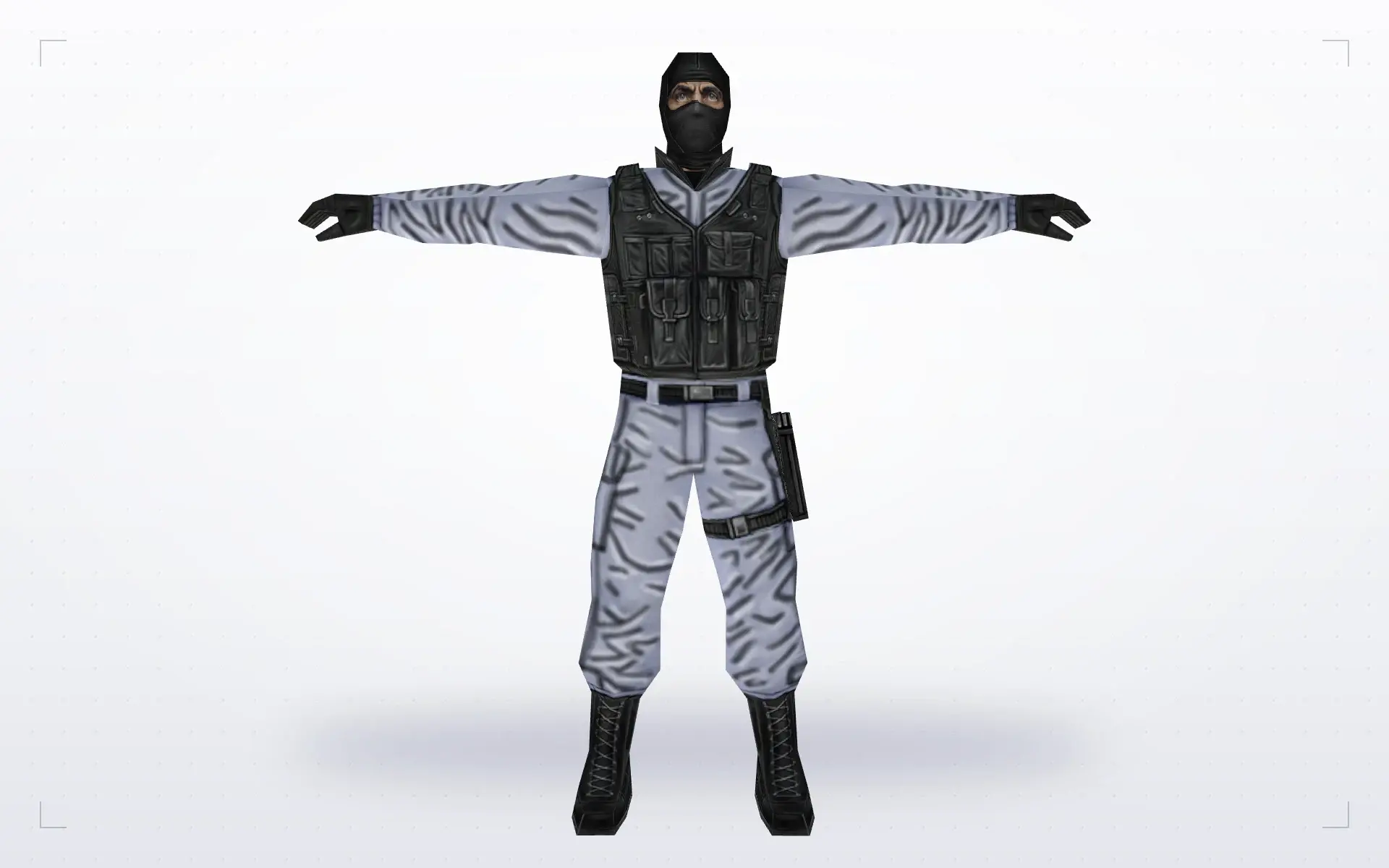 Counter-Terrorists in Winter Camouflage — front
