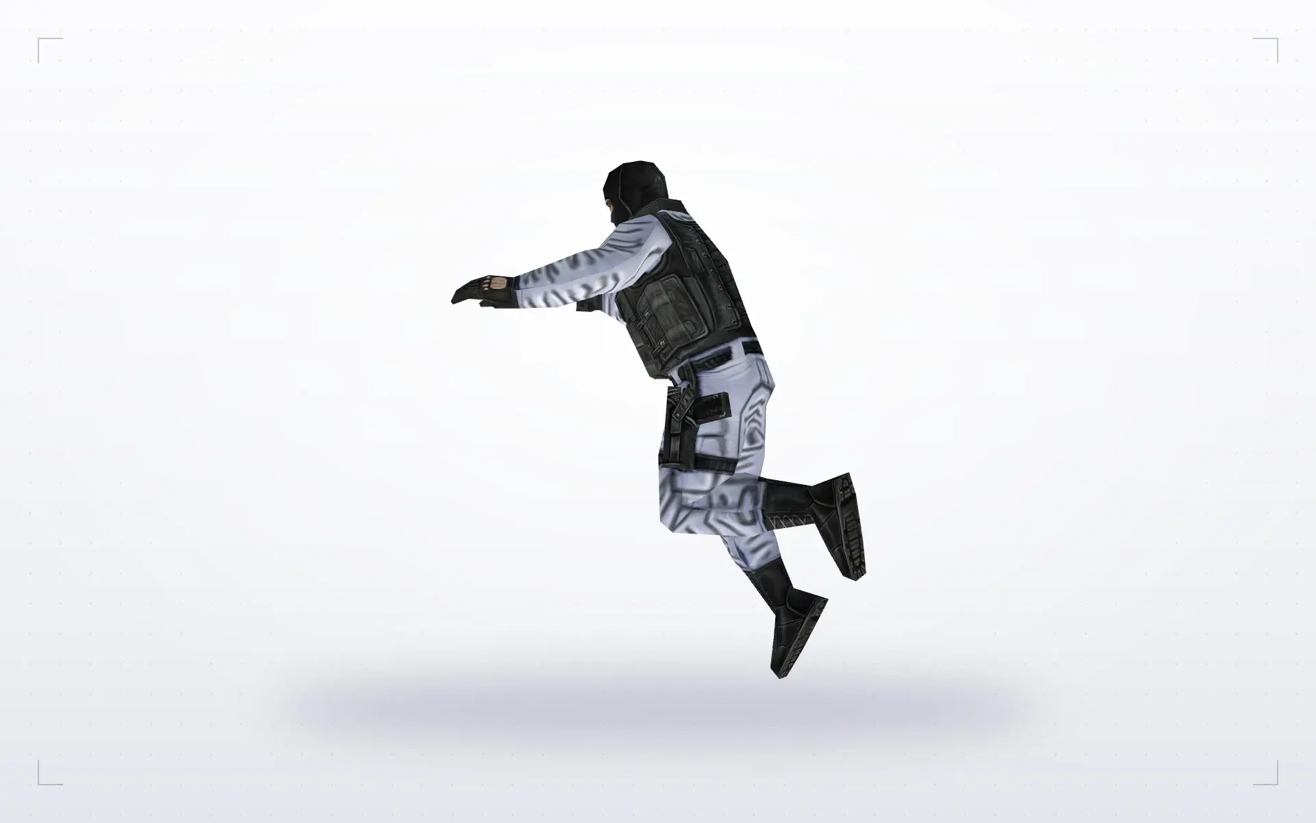 Counter-Terrorists in Winter Camouflage — gign
