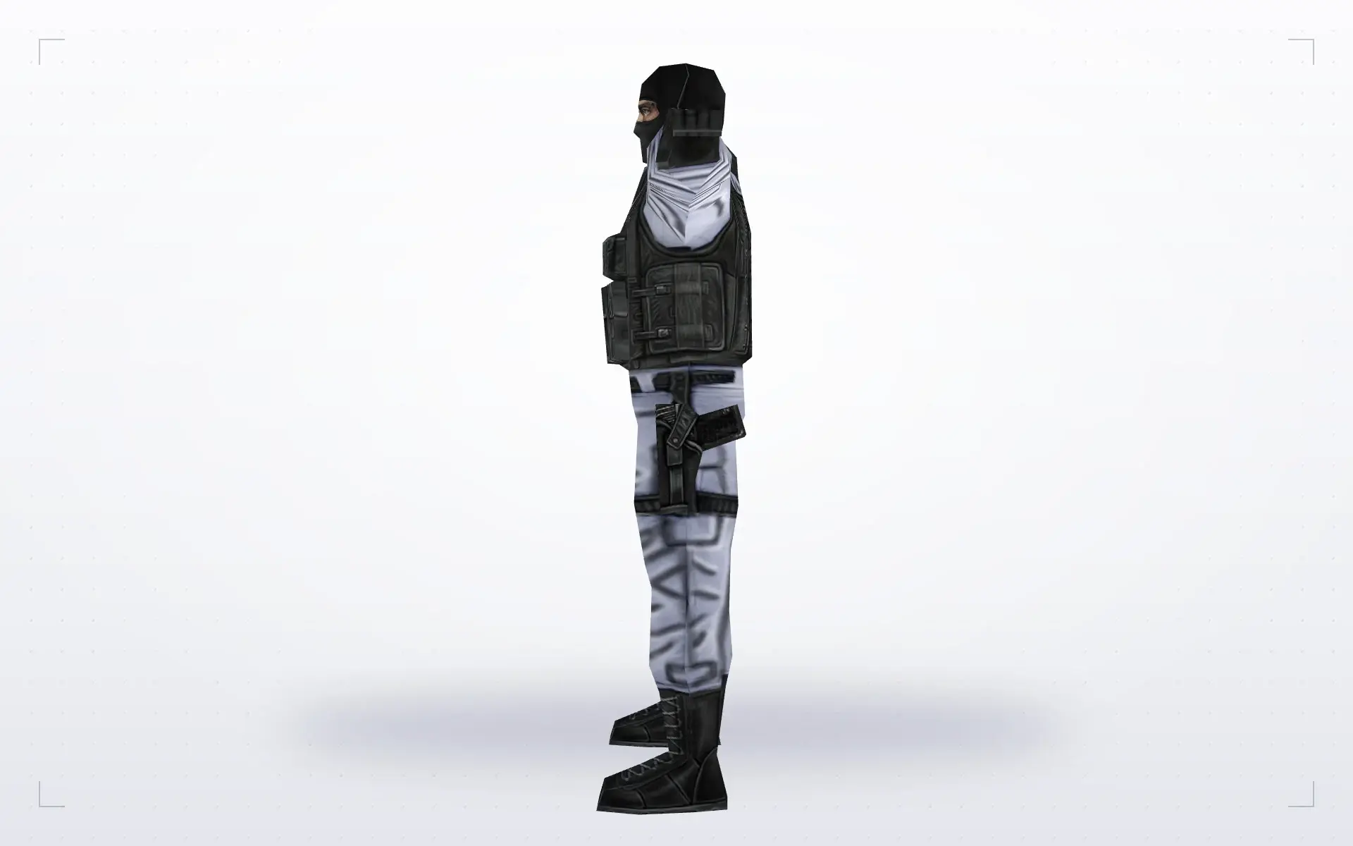 Counter-Terrorists in Winter Camouflage — side
