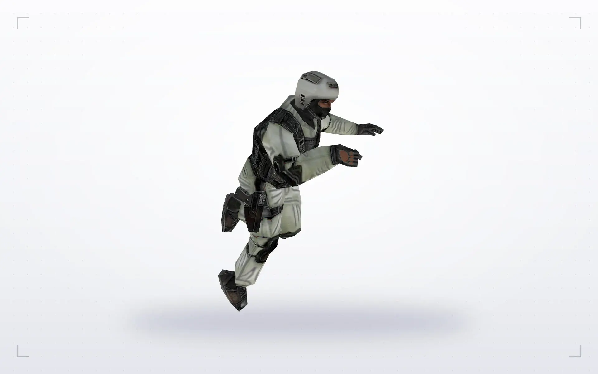 Counter-Terrorists in Winter Camouflage — urban