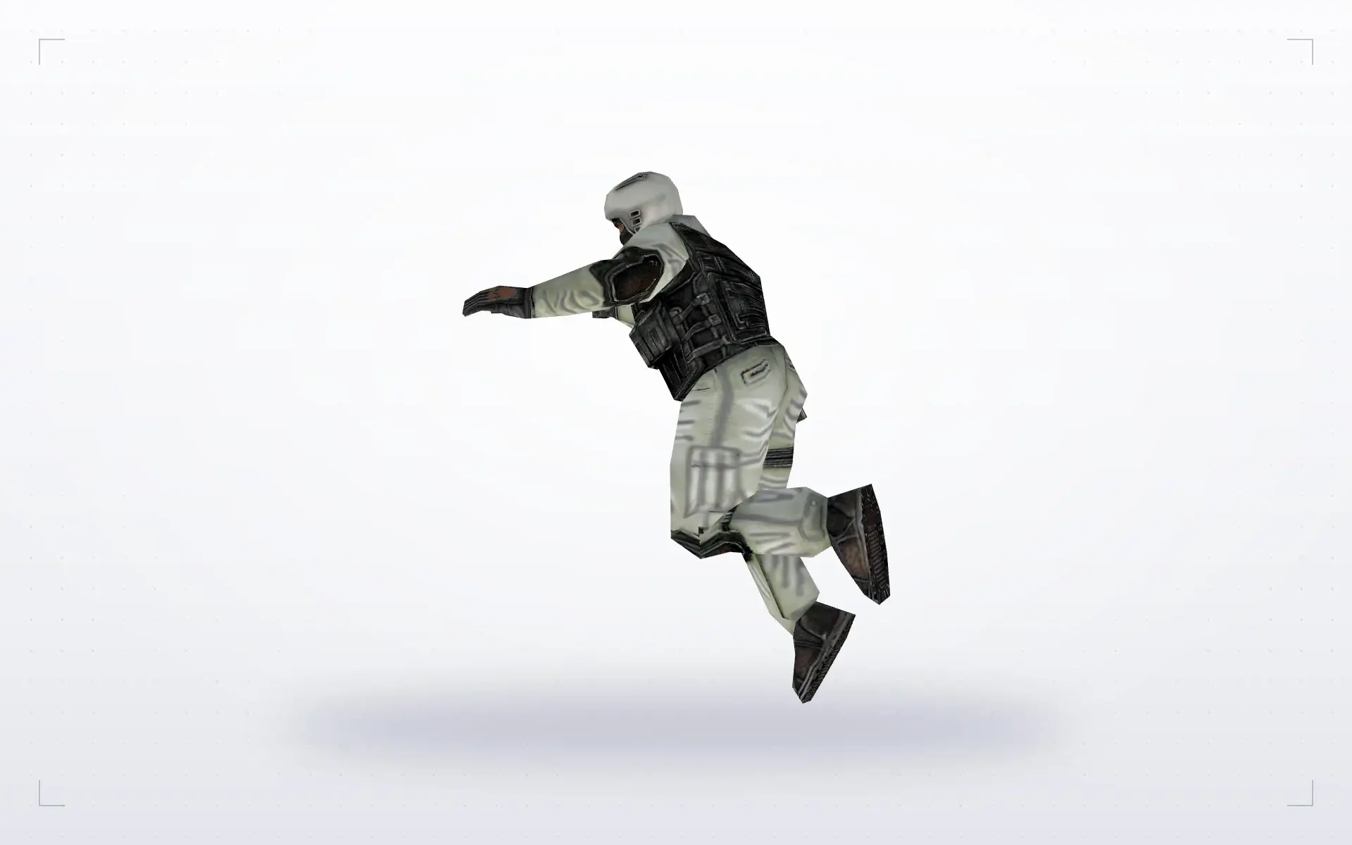 Counter-Terrorists in Winter Camouflage — urban