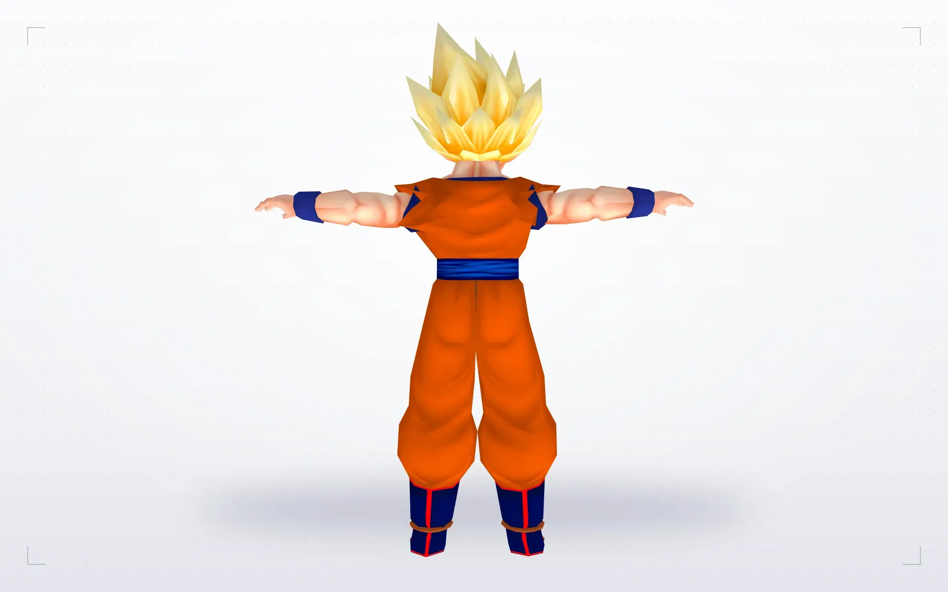 Son Goku — back