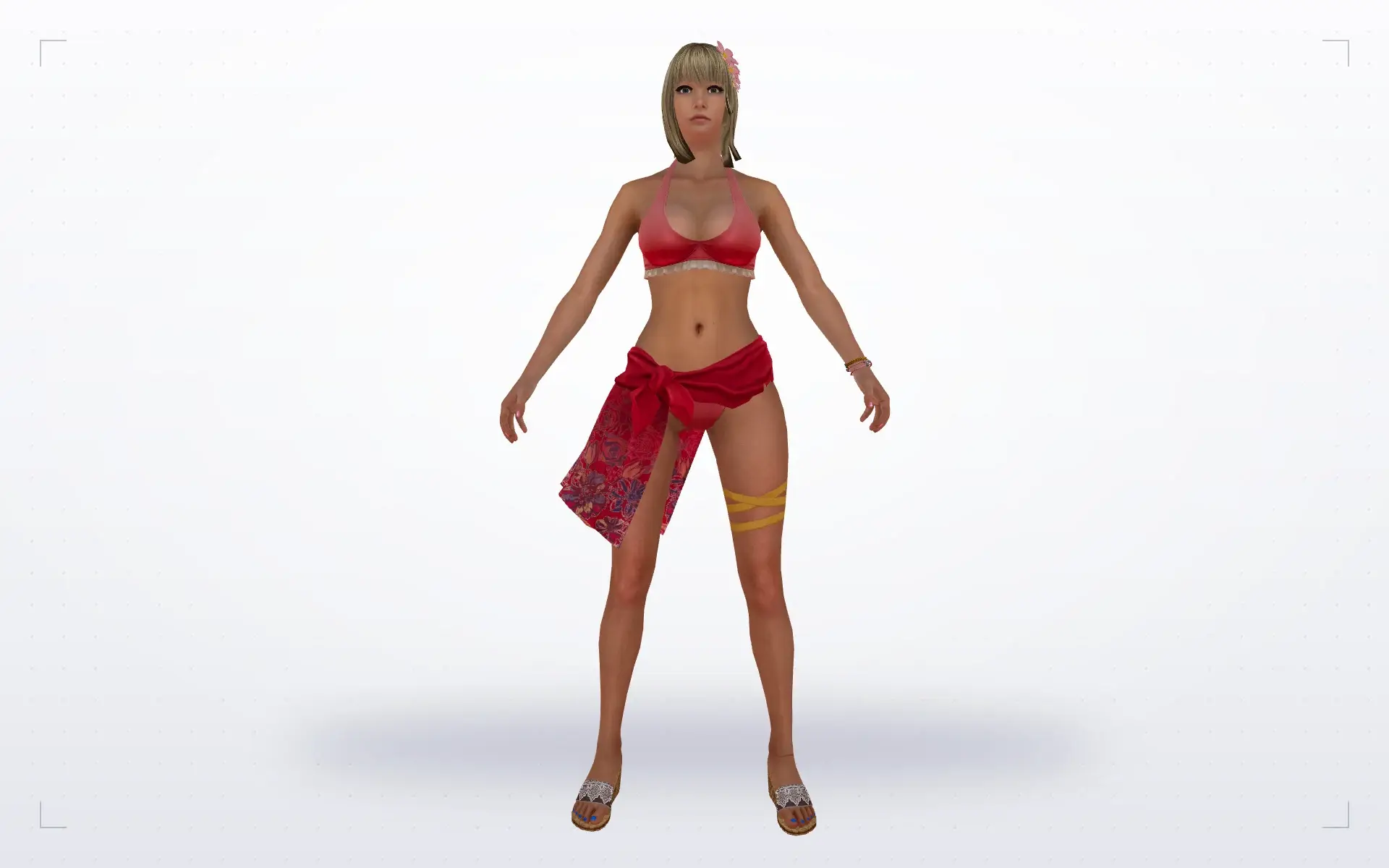 Girl in a Swimsuit — front