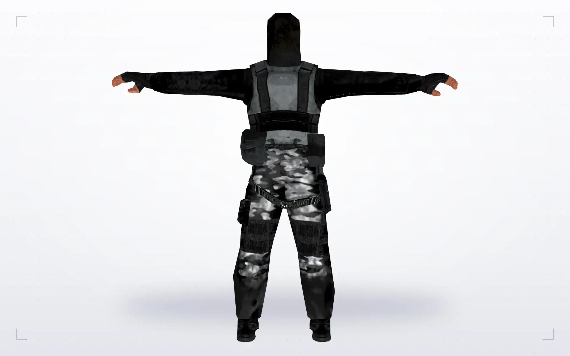 Dark Hood — back