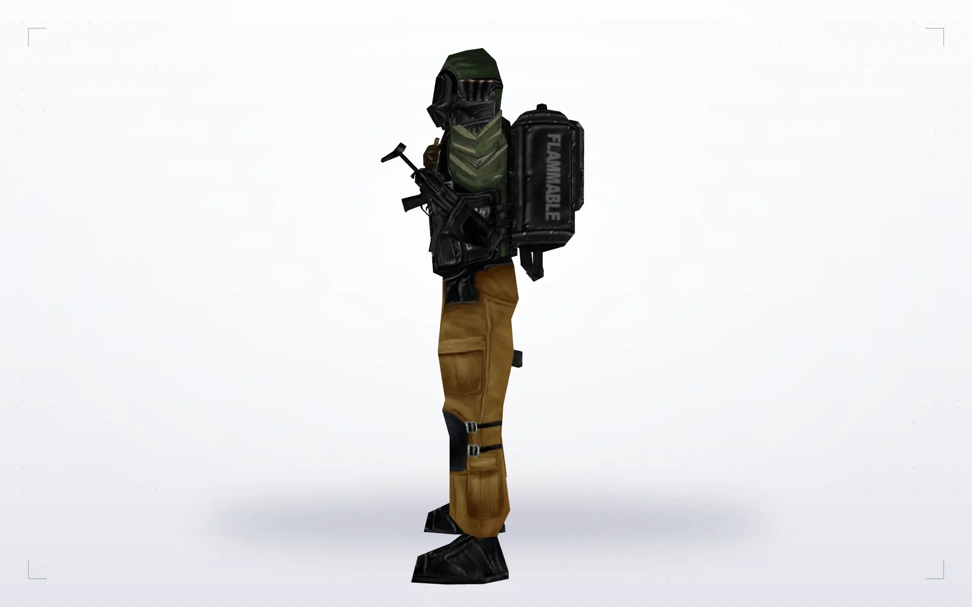 Flamethrower Operator — side