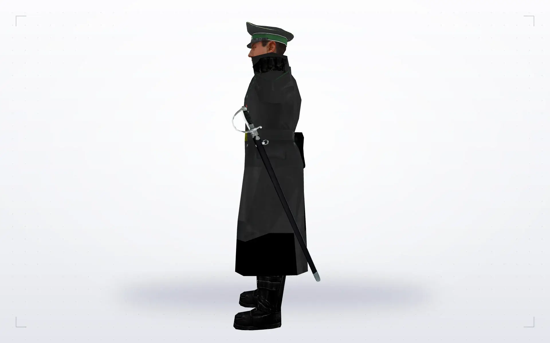 German Officer — side