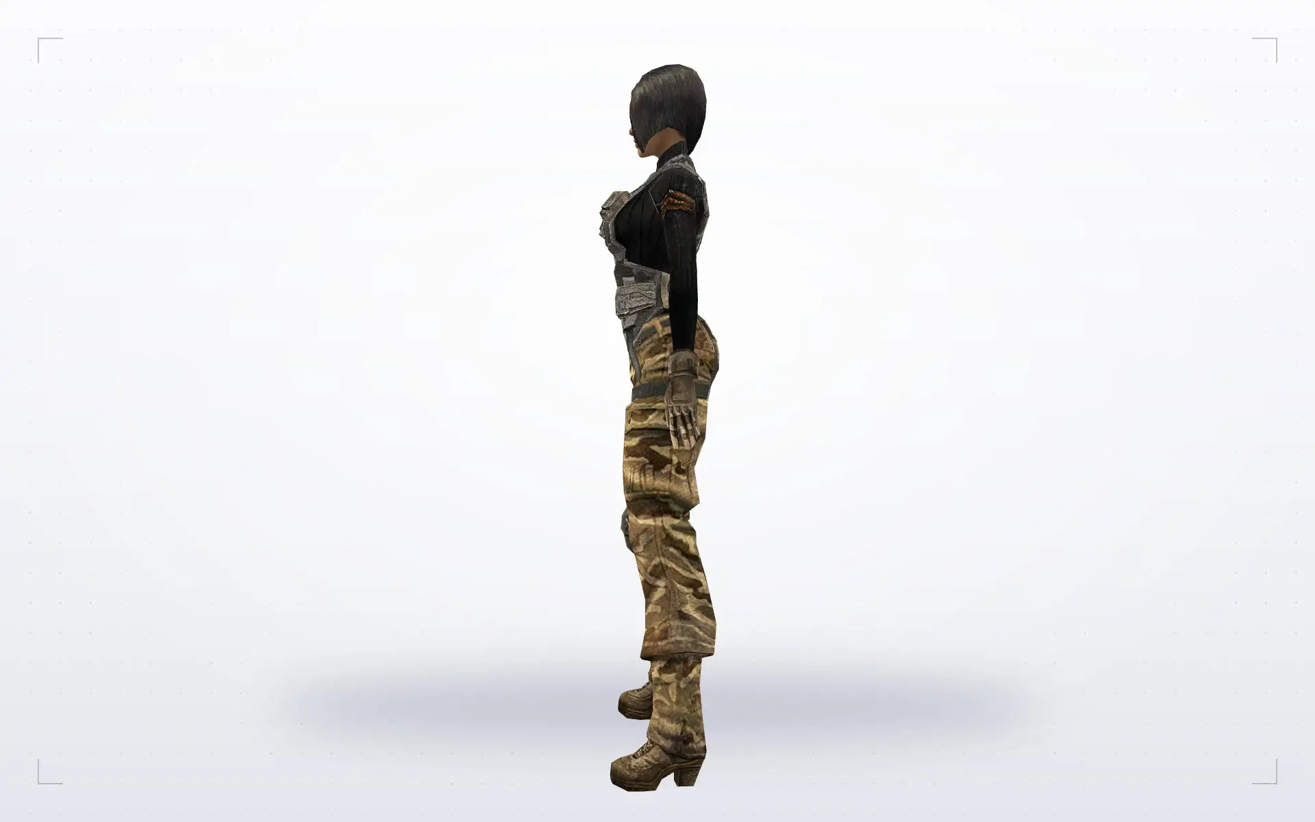 Female Mercenary — side