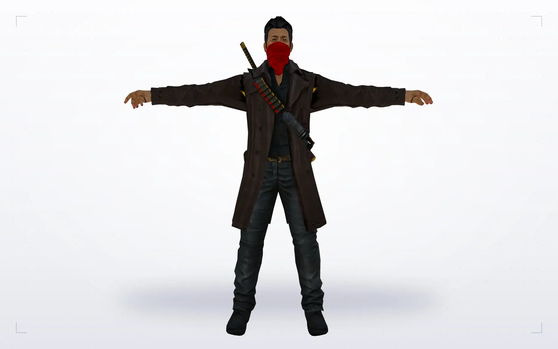 Red Scarf — front