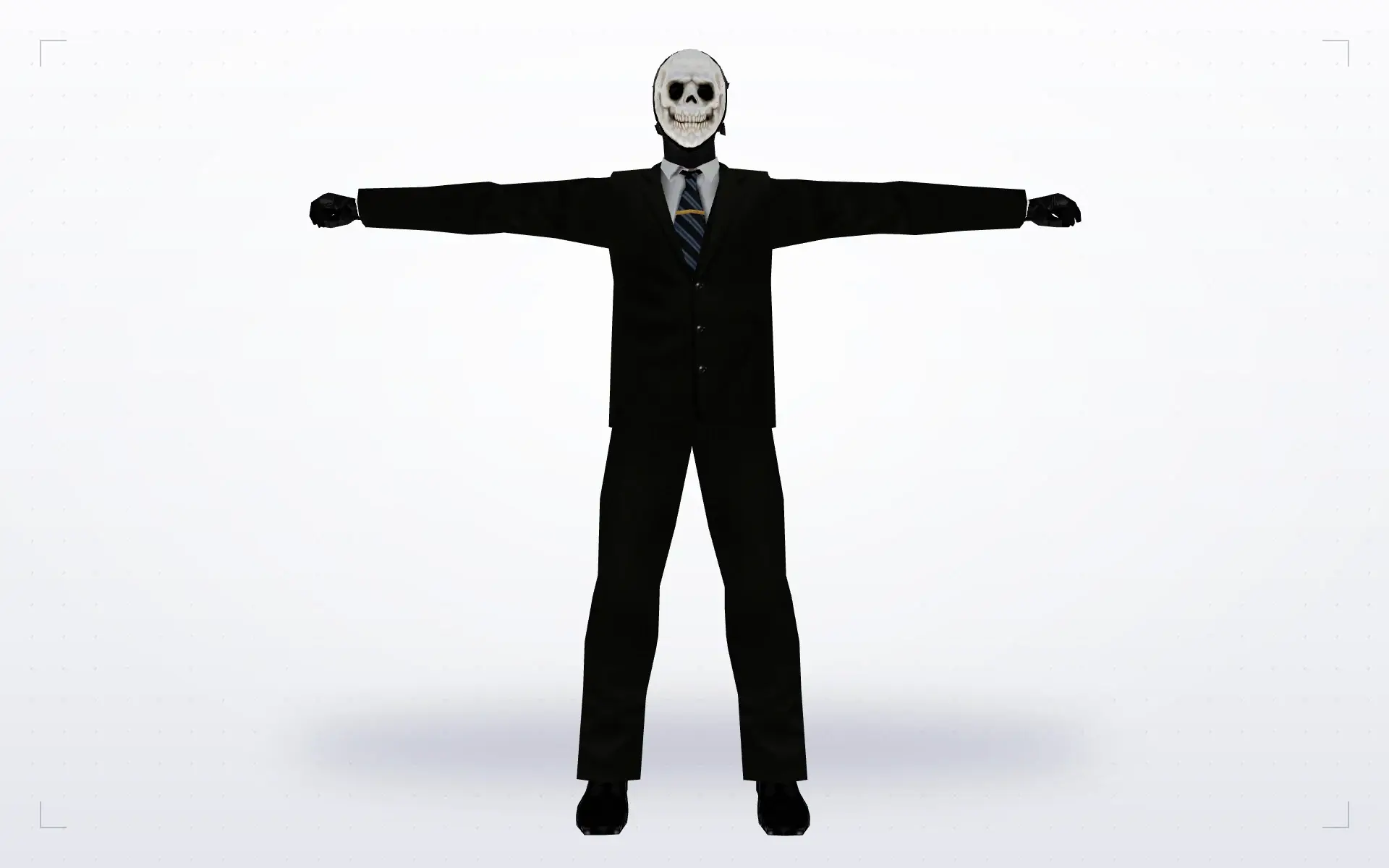 Bank Robber in a Skull Mask — front