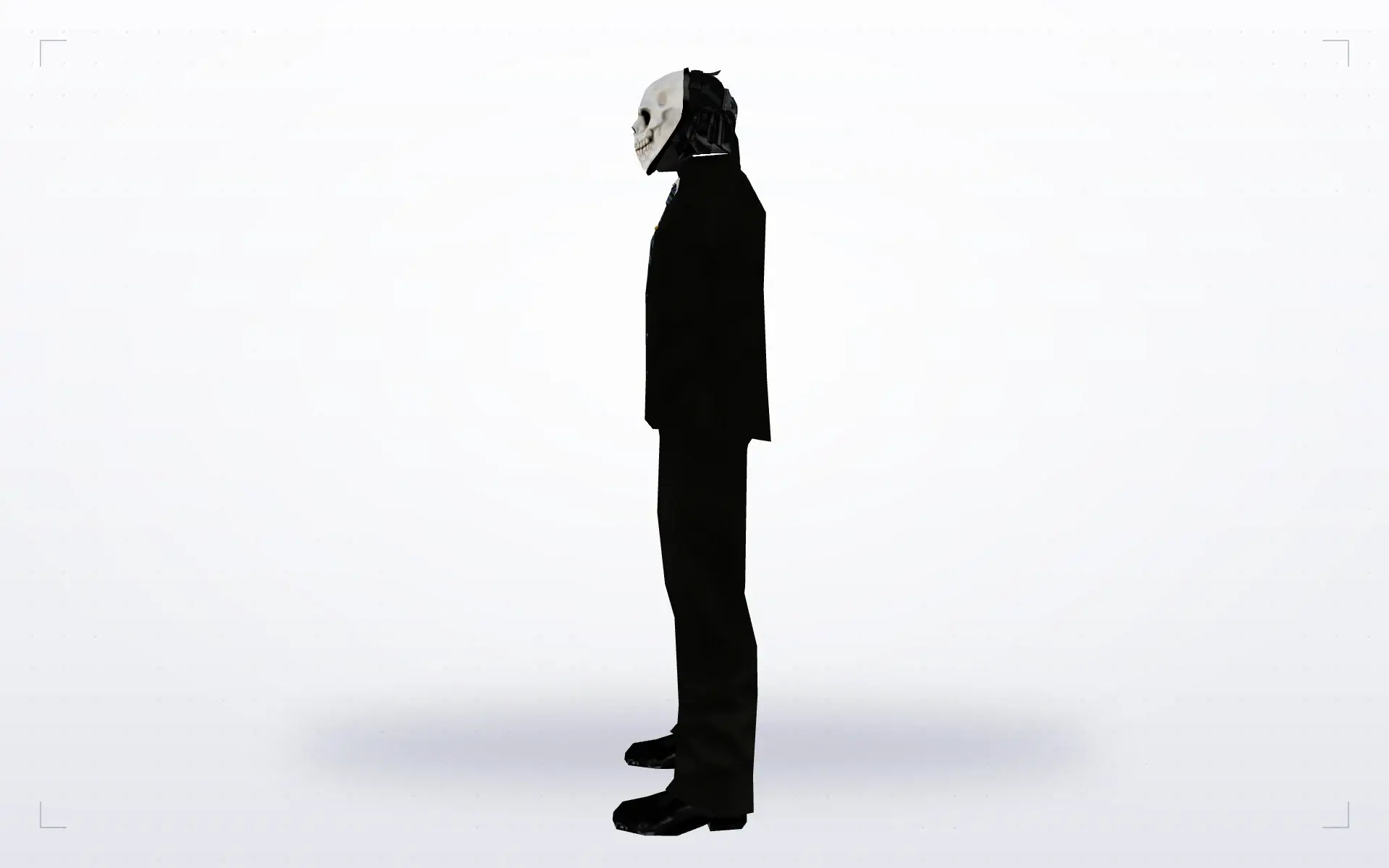 Bank Robber in a Skull Mask — side