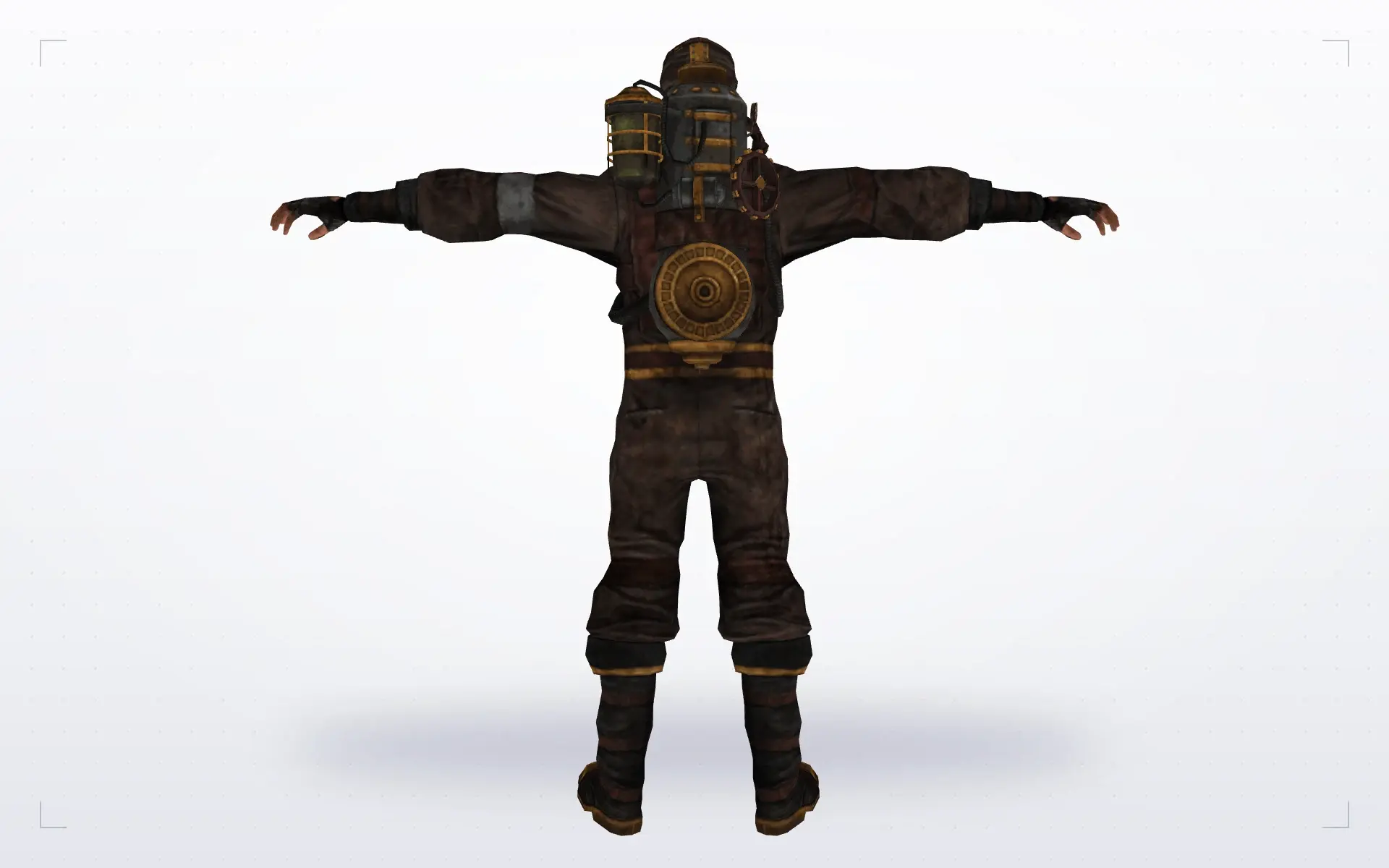 Steampunk Terrorist — back
