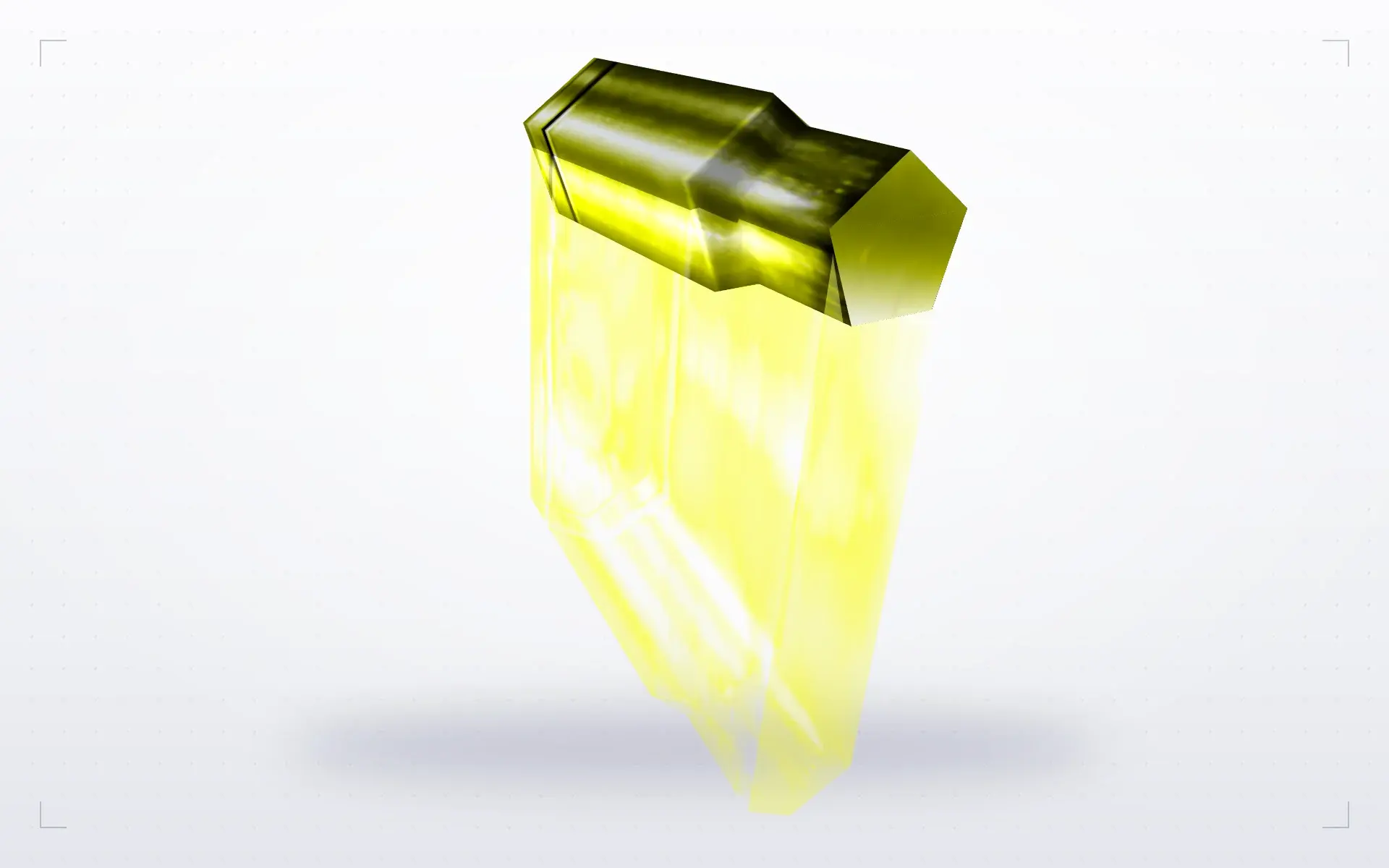 Glossy Gold Shells — top view
