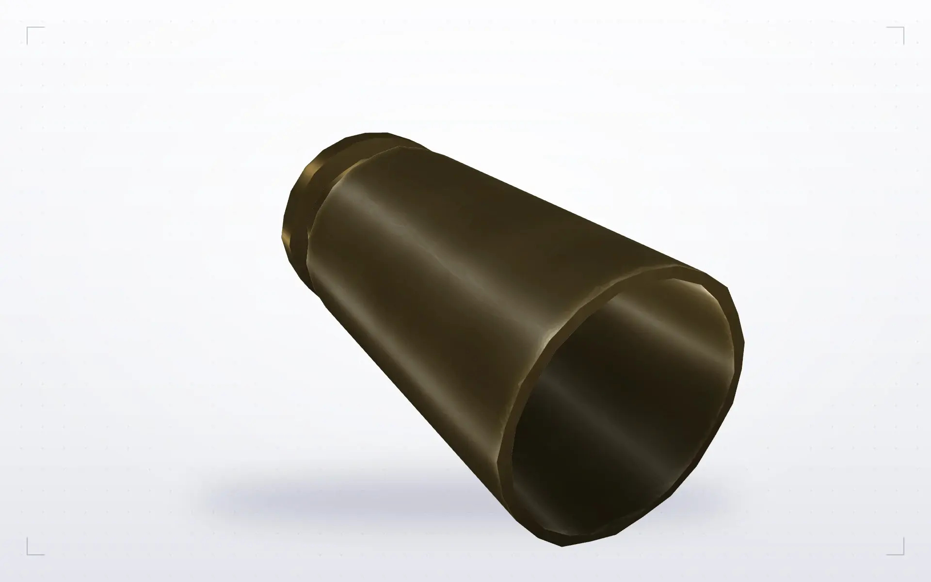 Pistol Shell — top view