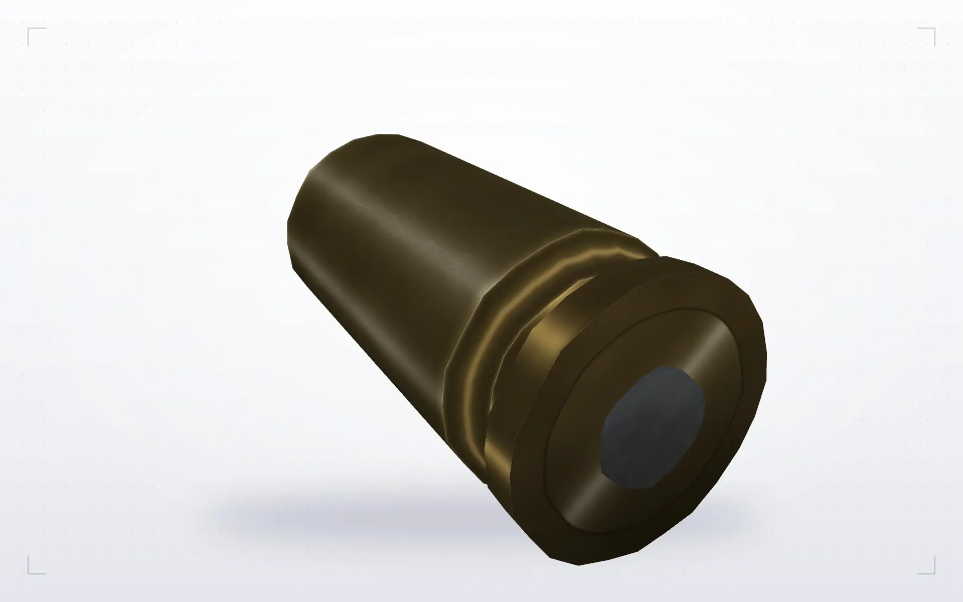 Pistol Shell — top view