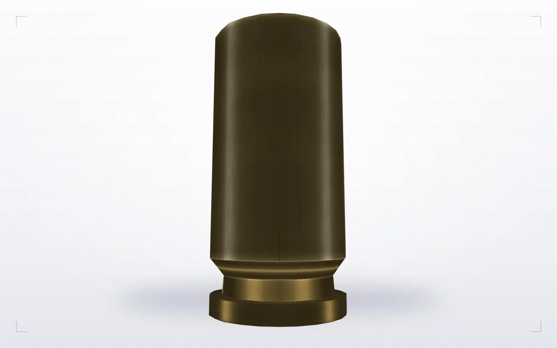 Pistol Shell — top view
