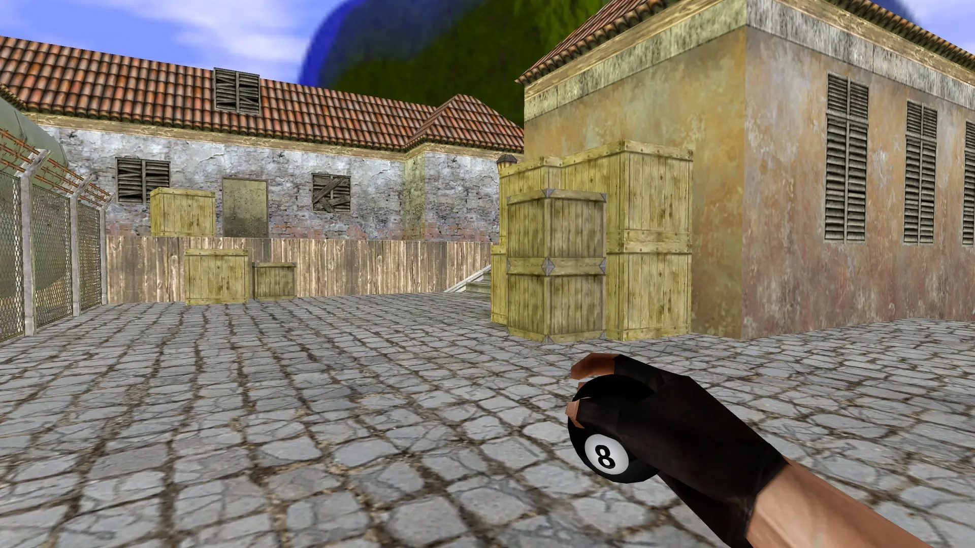 Billiard Ball Grenade — de_inferno (first person)