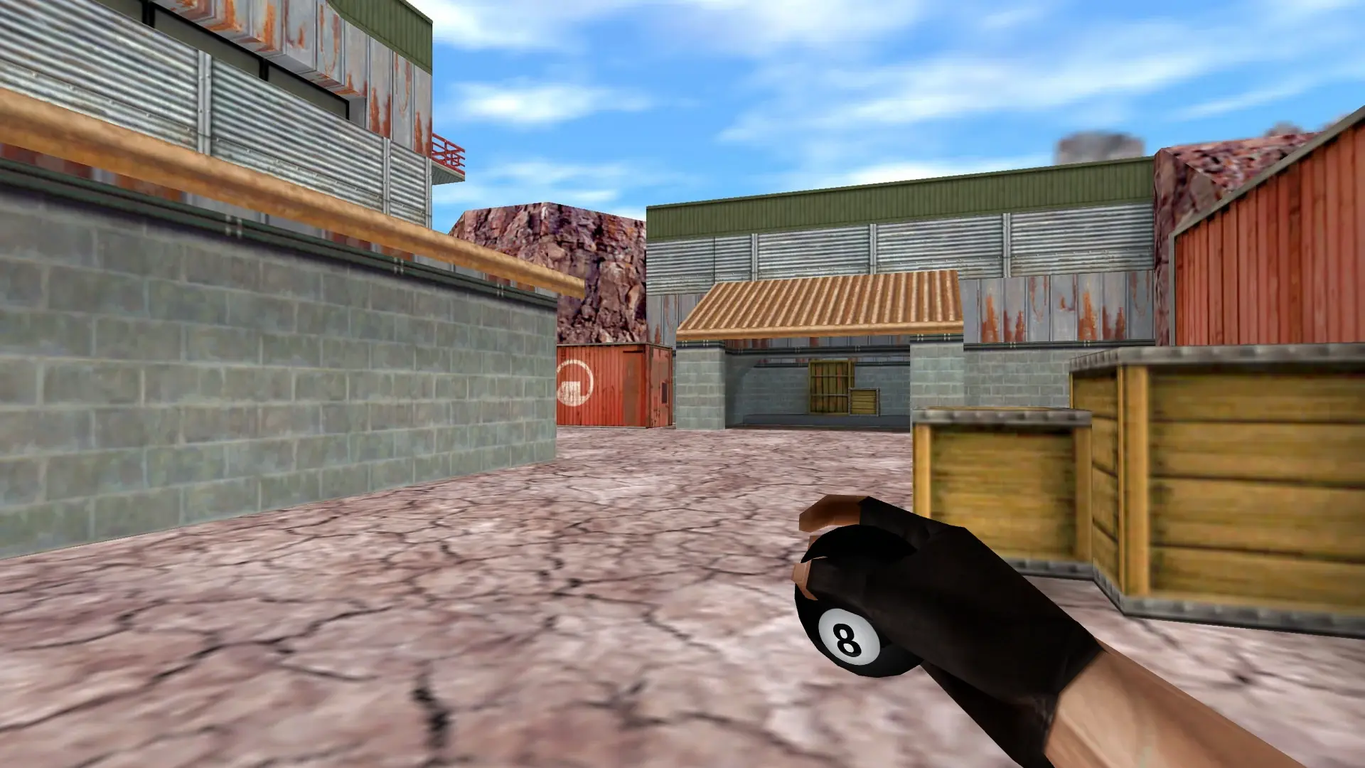 Billiard Ball Grenade — de_nuke (first person)