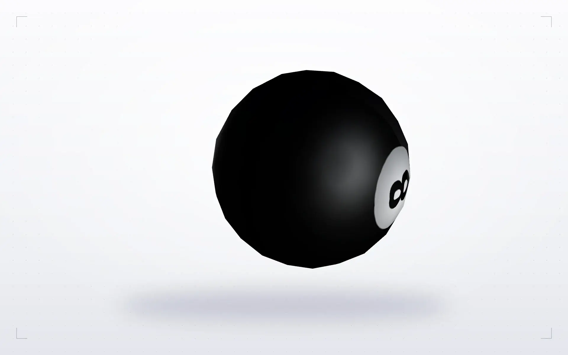 Billiard Ball Grenade — top view