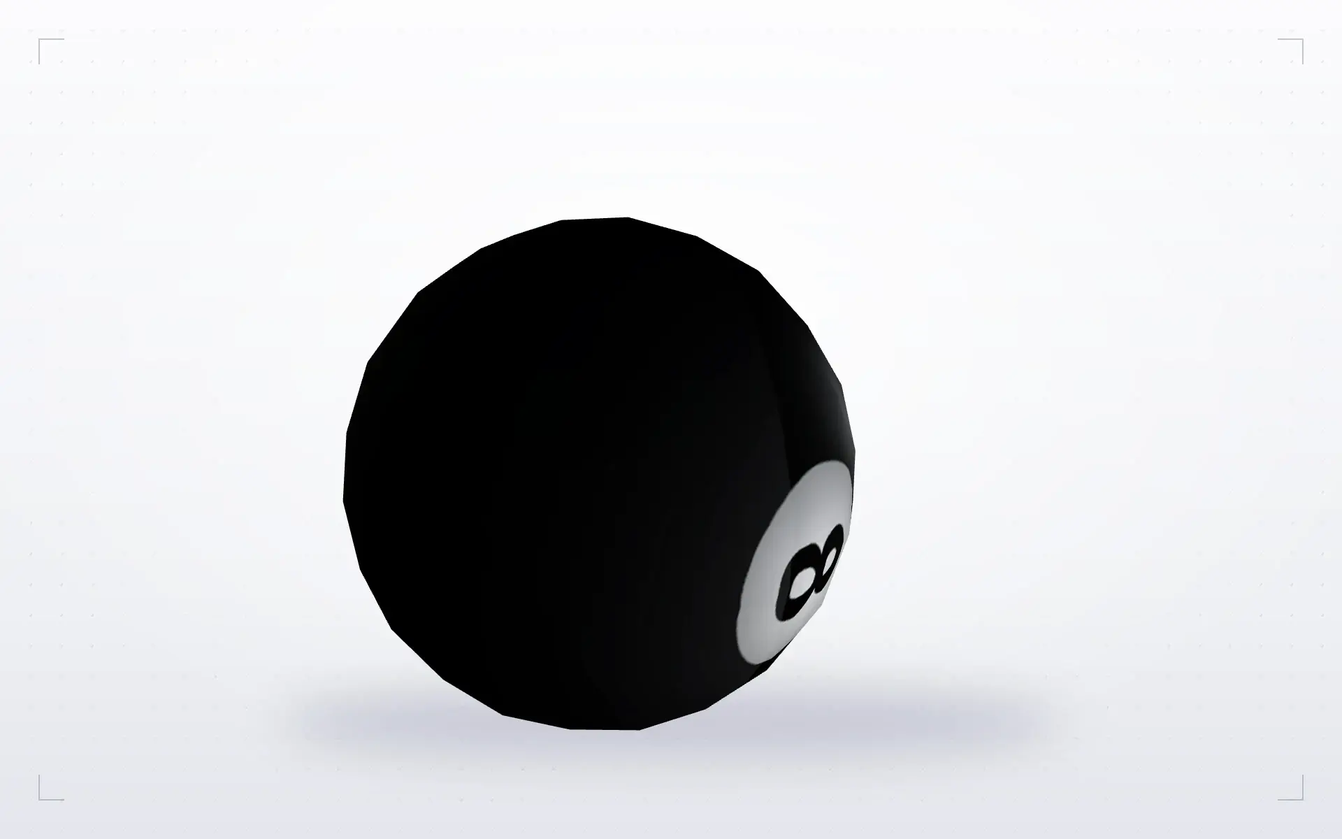 Billiard Ball Grenade — top view