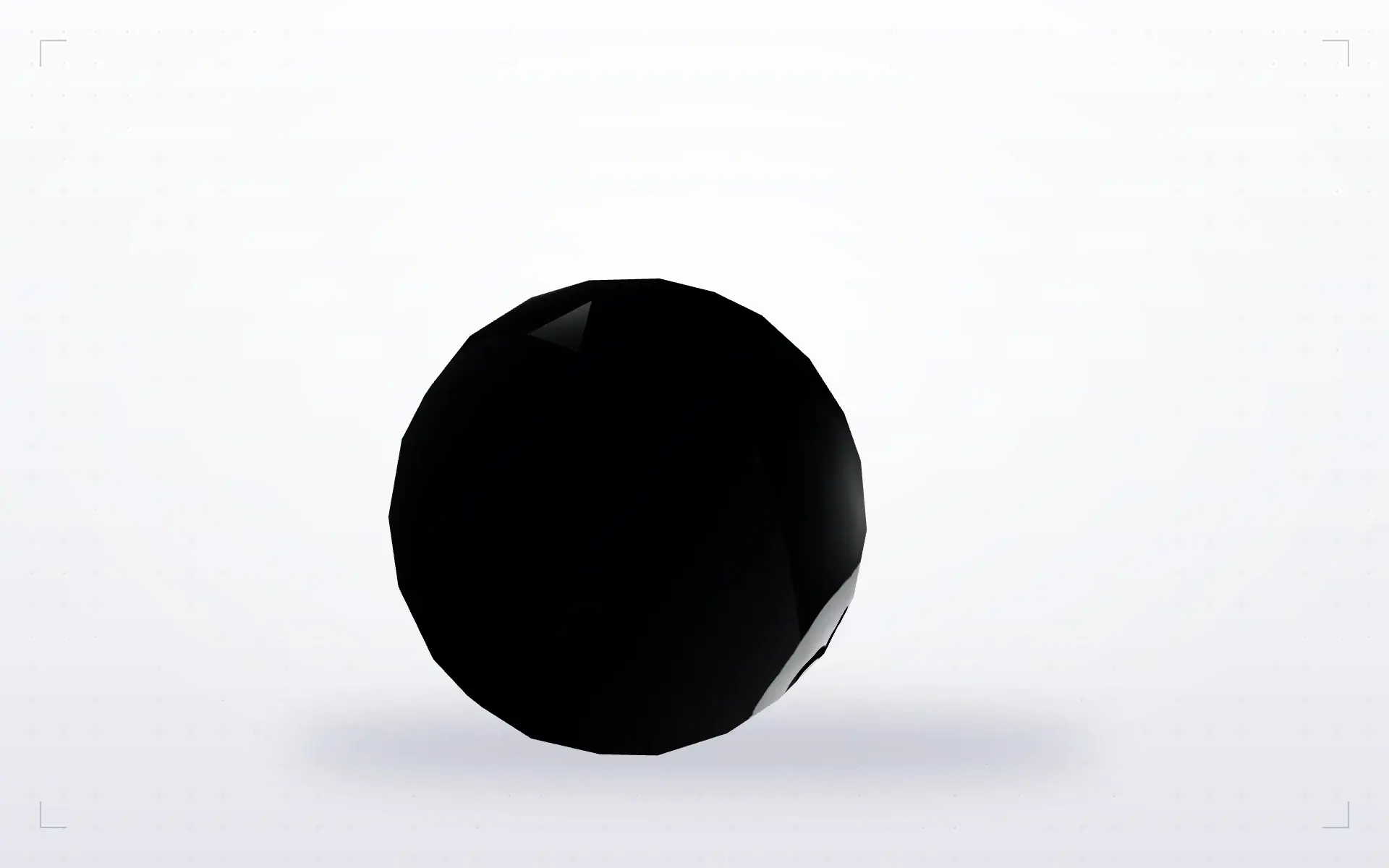Billiard Ball Grenade — top view