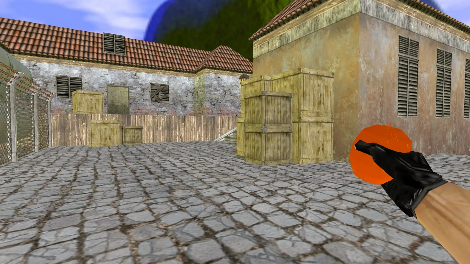 Orange HE Grenade — de_inferno (first person)